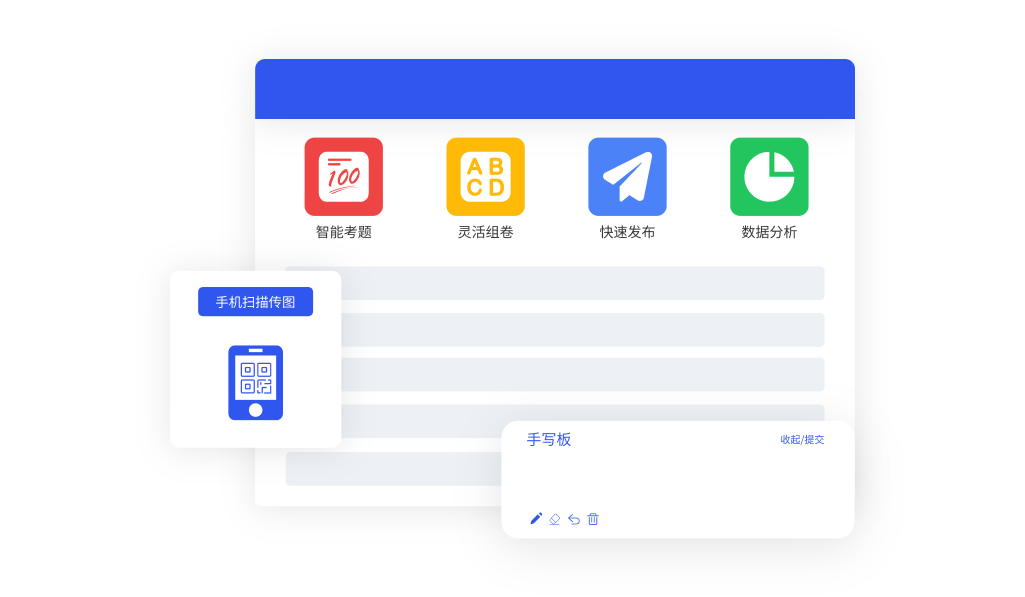 在线考试多管理，场景防作弊公平公正