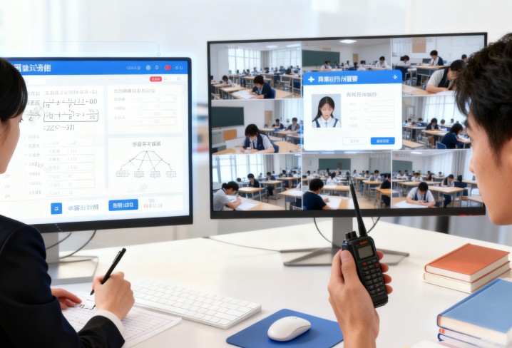 考中作答与监考