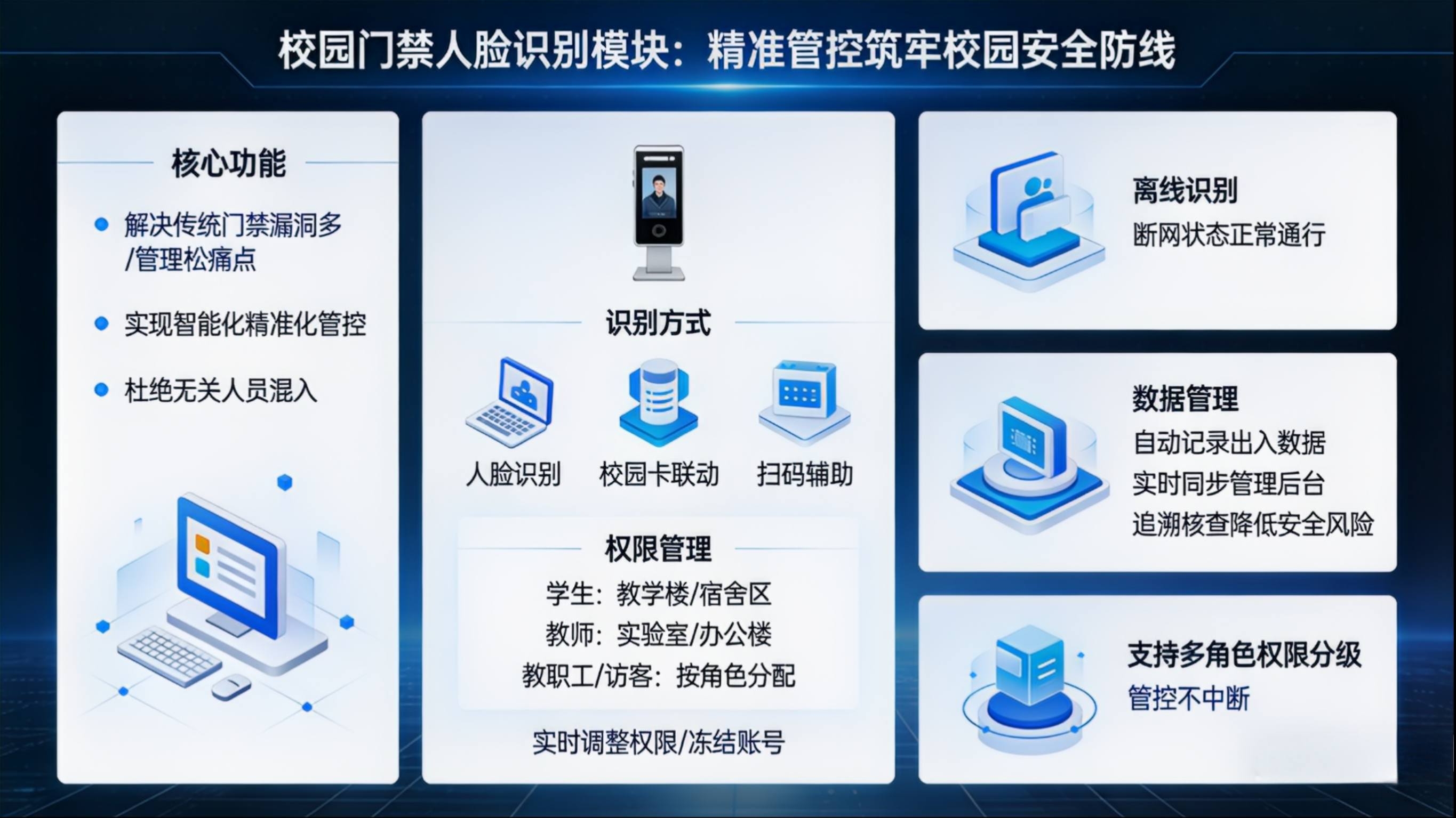 智慧校园系统人脸识别(图2) 智慧校园系统人脸识别,科技赋能,筑牢校园安全新防线(图1)