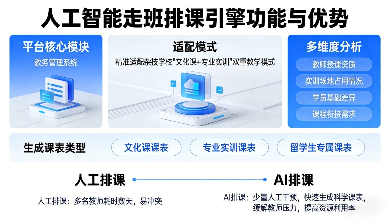 河北吴桥杂技艺术学校数字化平台建设(图3) 河北吴桥杂技艺术学校数字化平台落地:AI 排课 ,全模块管理(图3)