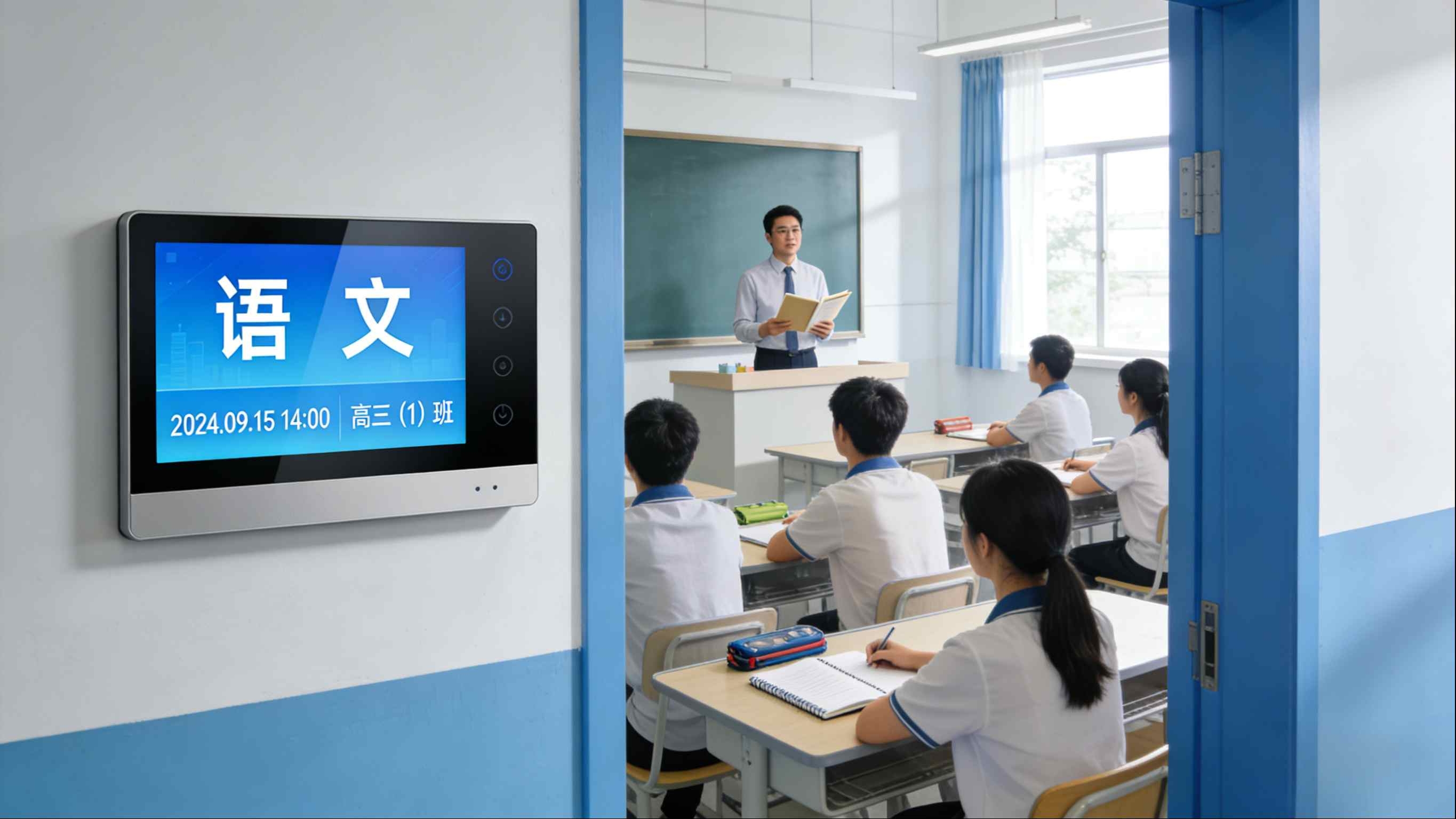 贵阳一中李端棻中学数字化校园建设电子班牌多场景应用(图2) 贵州省贵阳一中李端棻中学数字化校园建设电子班牌多场景应用(图2)