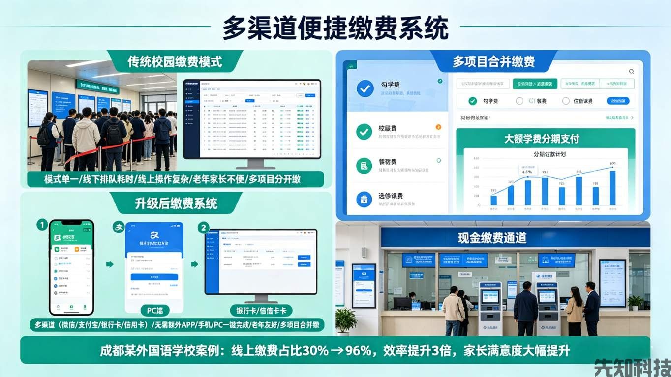 校园缴费系统升级:合规便捷双赋能,破解校园缴费全场景痛点(图1) 校园缴费系统升级:合规便捷双赋能,破解校园缴费全场景痛点(图1)