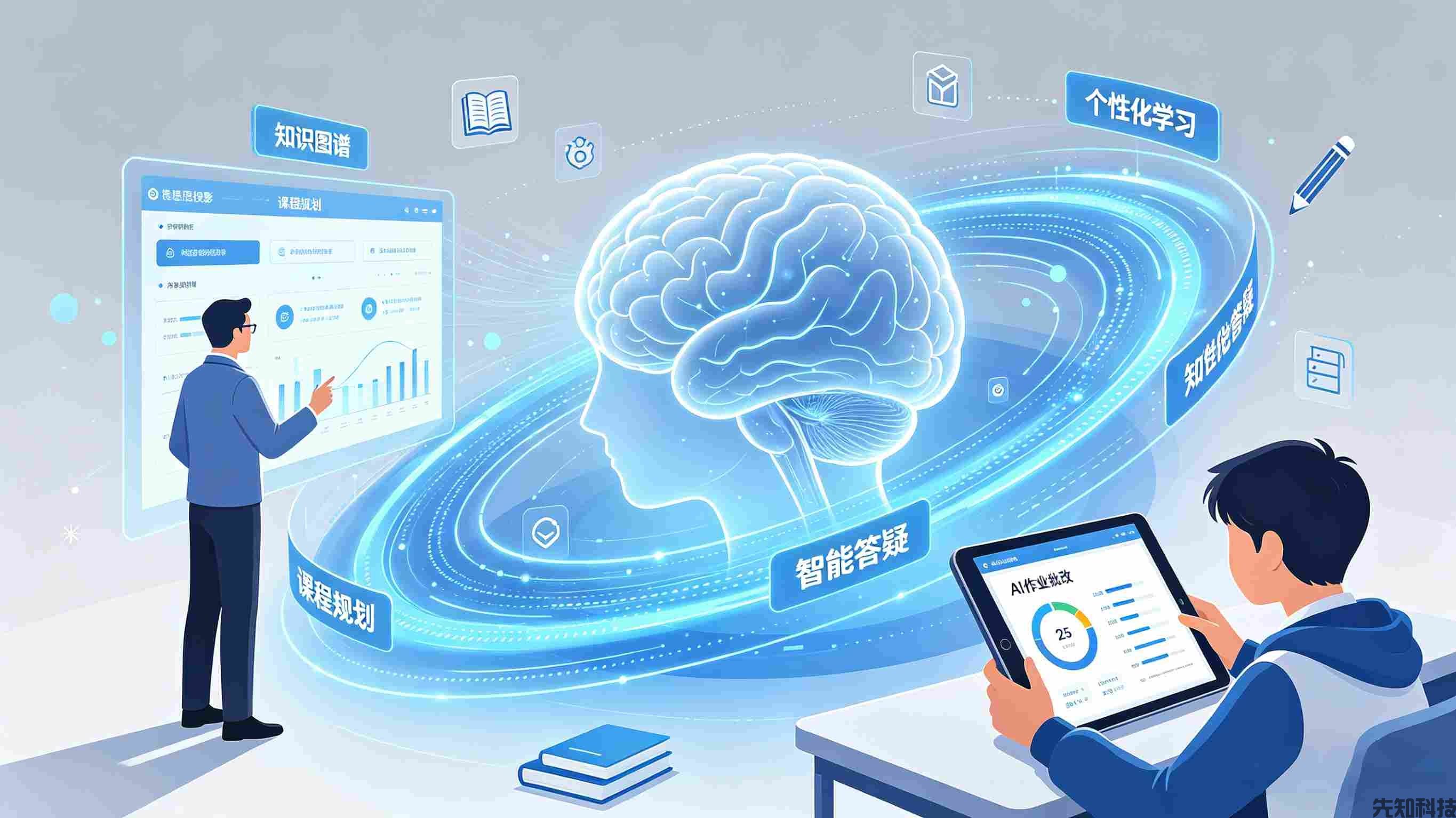 教育垂直大模型落地:备课、授课、批改、答疑全流程 AI 赋能(图3) 教育垂直大模型落地:备课、授课、批改、答疑全流程 AI 赋能(图3)