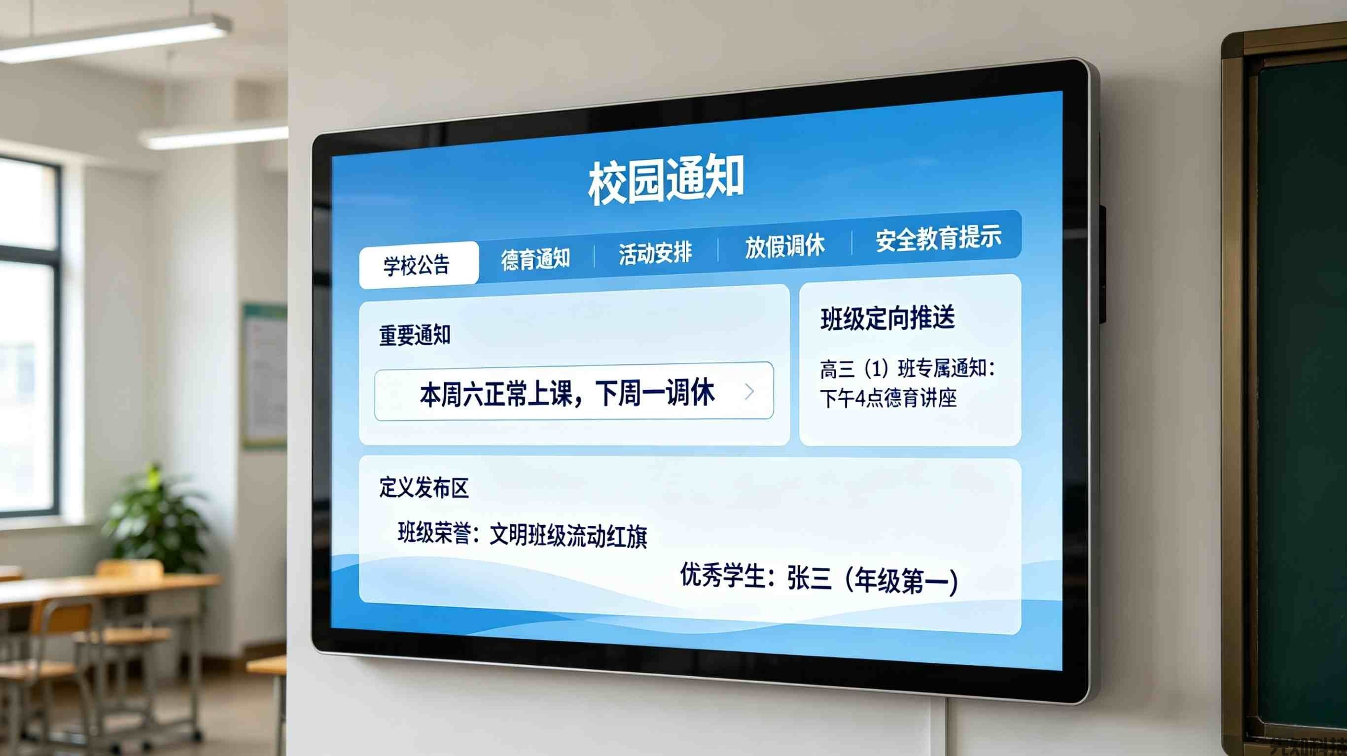 电子班牌系统解决方案(图2)