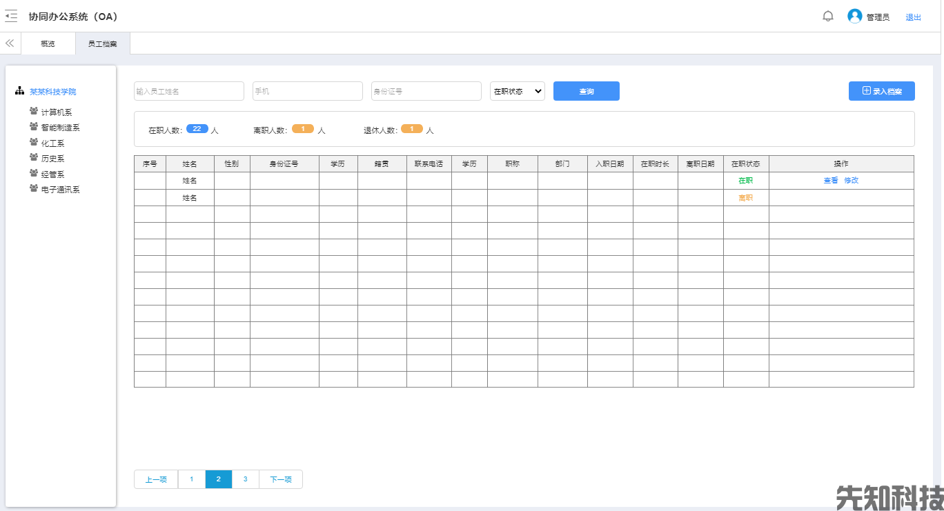协同办公系统功能全景解析(图3) 协同办公系统功能全景解析(图3)