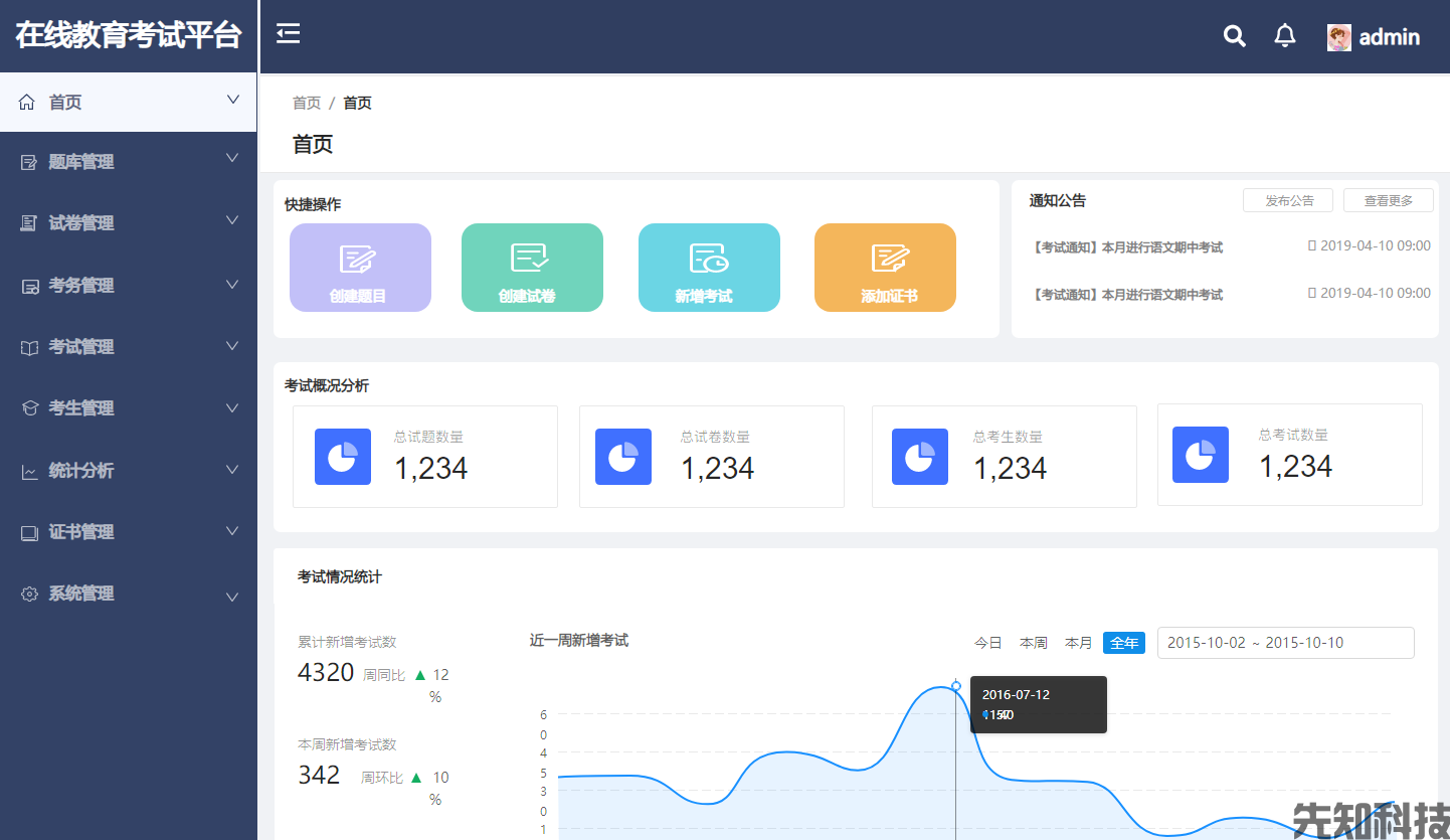 在线考试平台(图1)