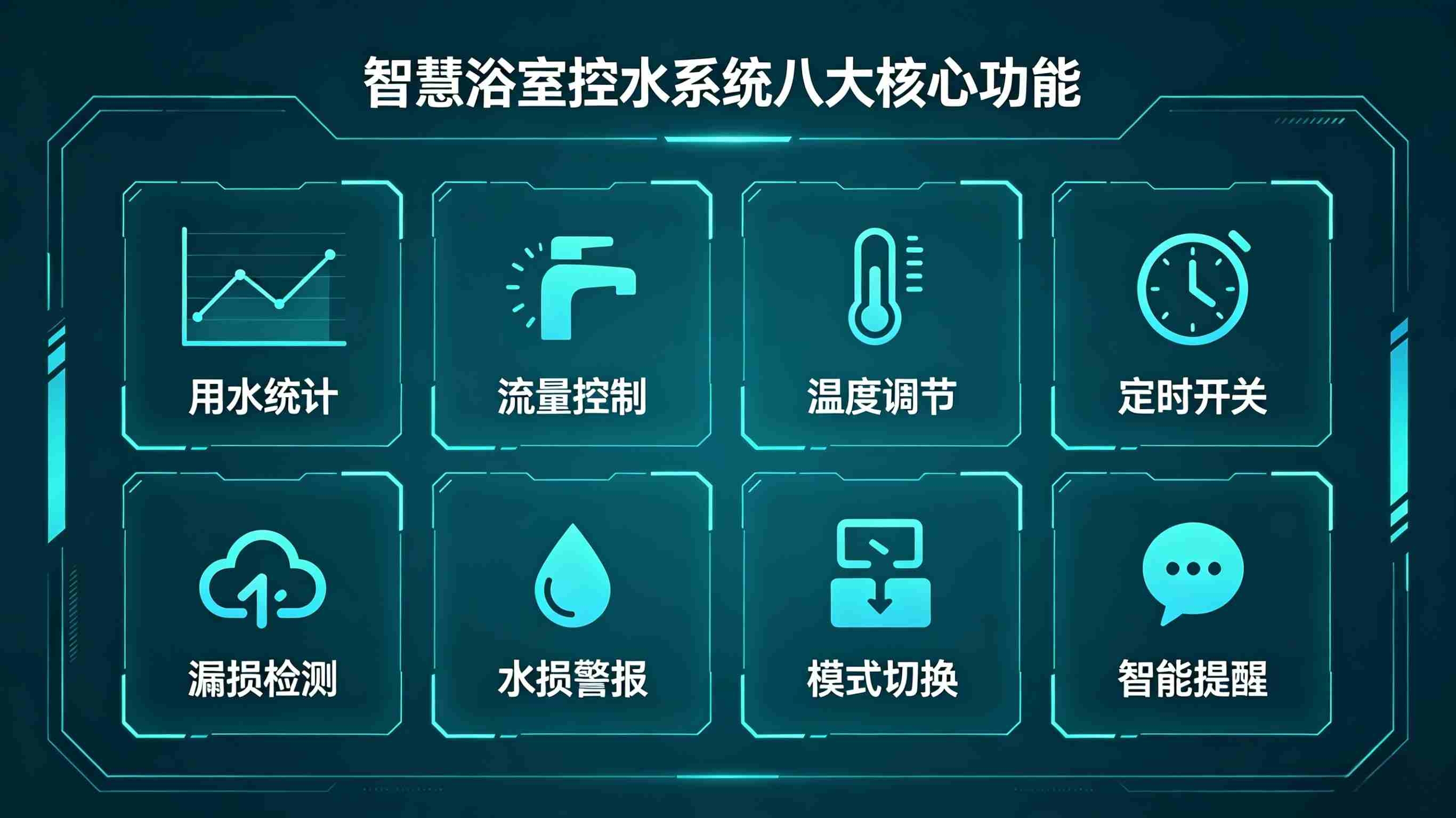 智慧浴室控水系统(图2) 智慧浴室控水系统(图2)