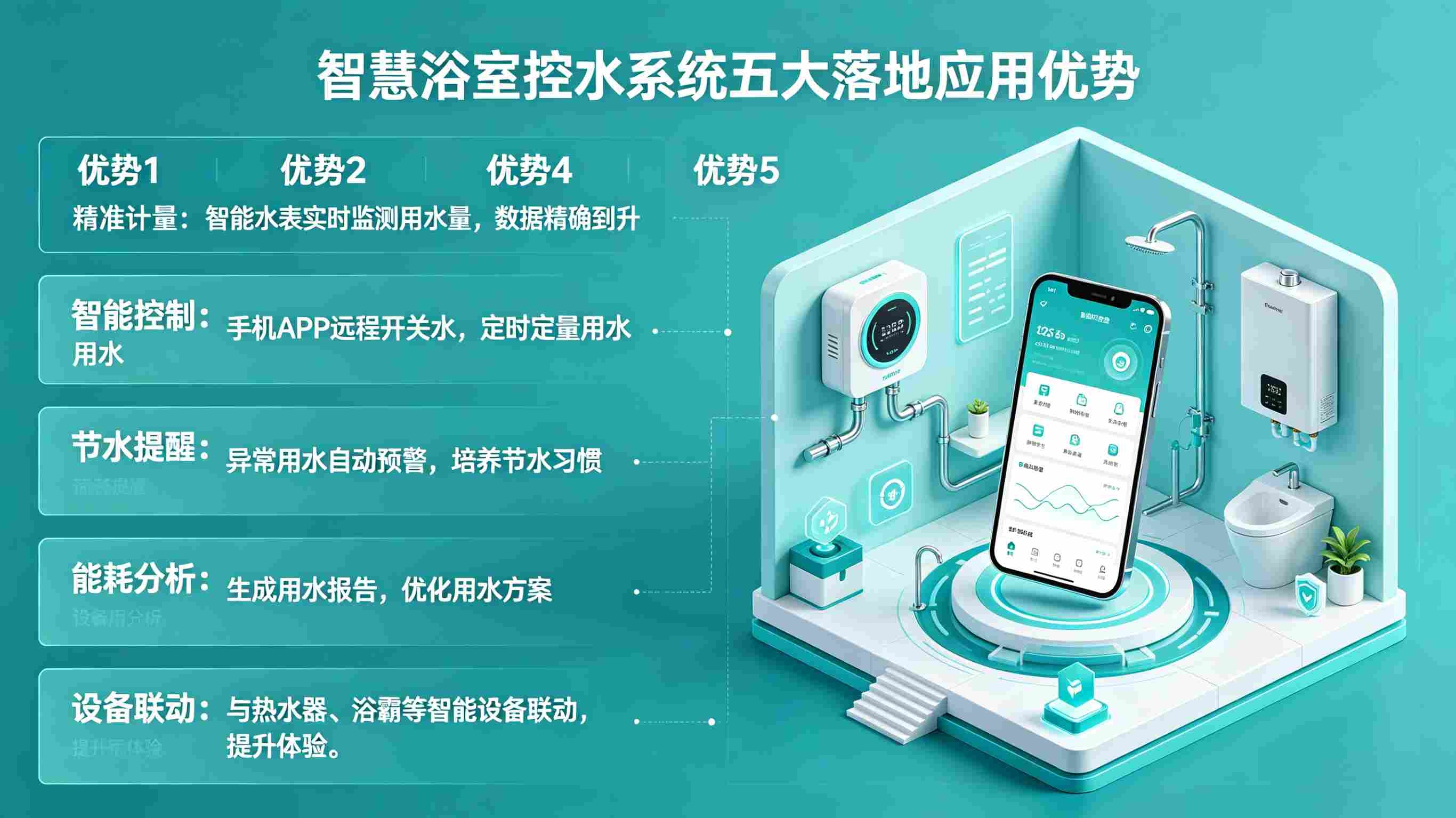 智慧浴室控水系统(图3) 智慧浴室控水系统(图3)