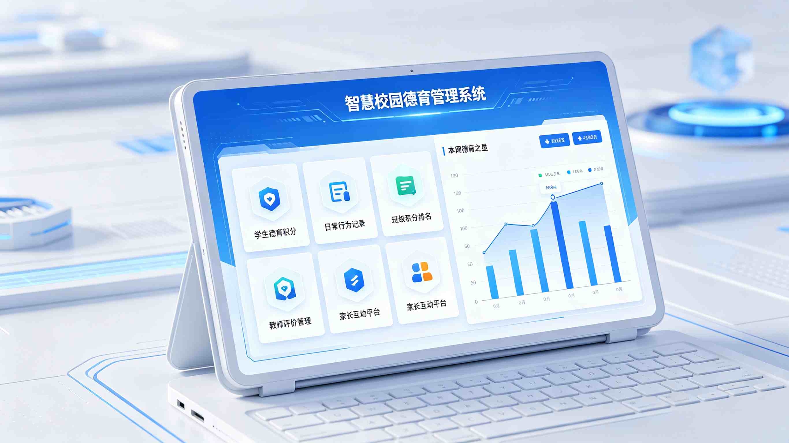 德育管理系统：中小学中职五育并举综合素质评价平台