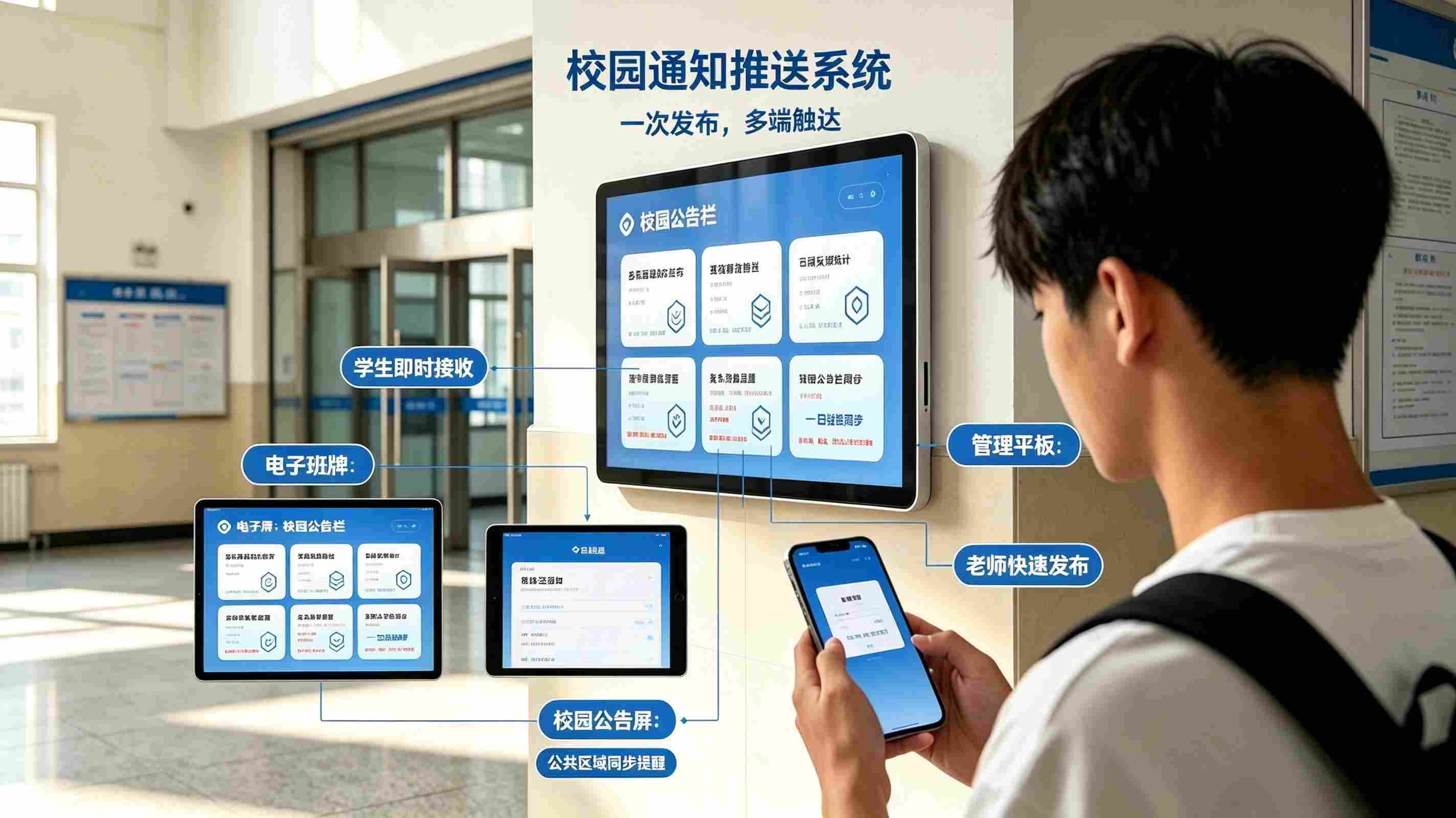 校园通知推送系统:功能、优势及应用场景详解(图3) 校园通知推送系统:功能、优势及应用场景详解(图3)