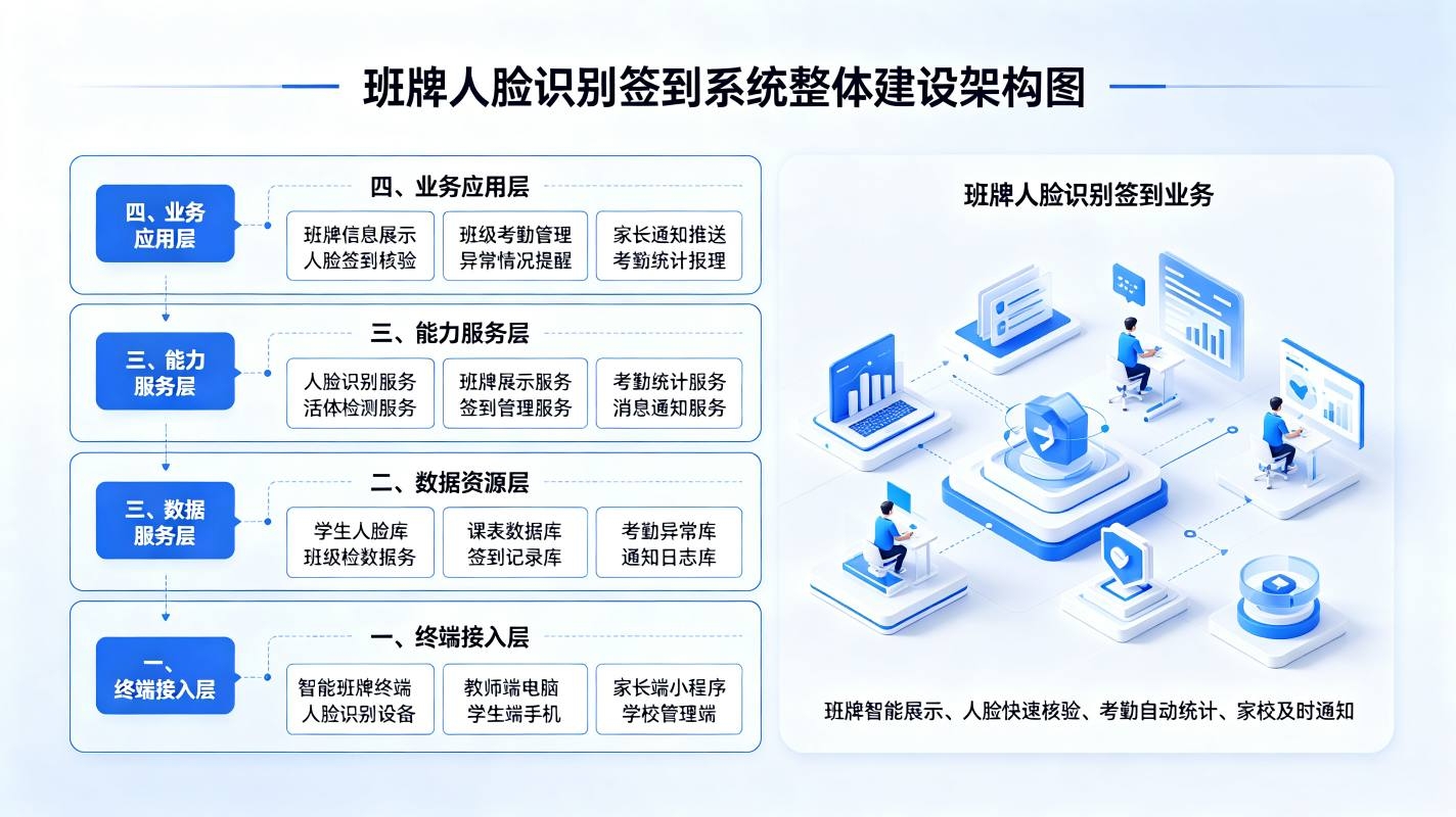 班牌人脸识别签到系统解决方案(图2) 班牌人脸识别签到系统解决方案(图2)