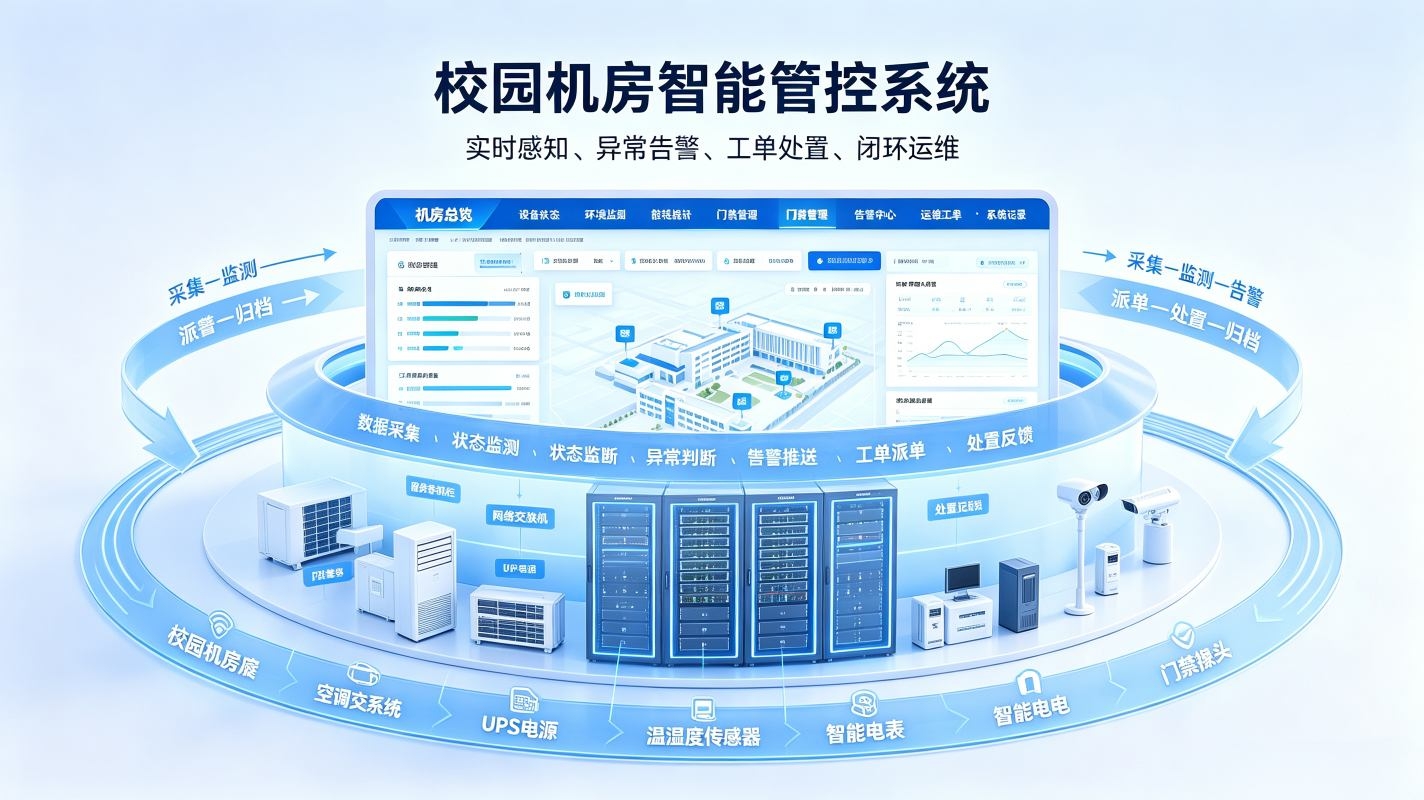校园机房智能管控系统解决方案(图2) 机房智能管控系统解决方案(图2)