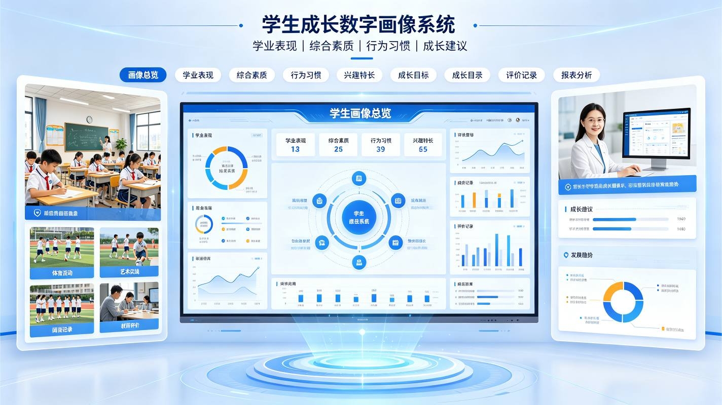 学生成长数字画像系统：精准育人闭环管理平台(图1)
