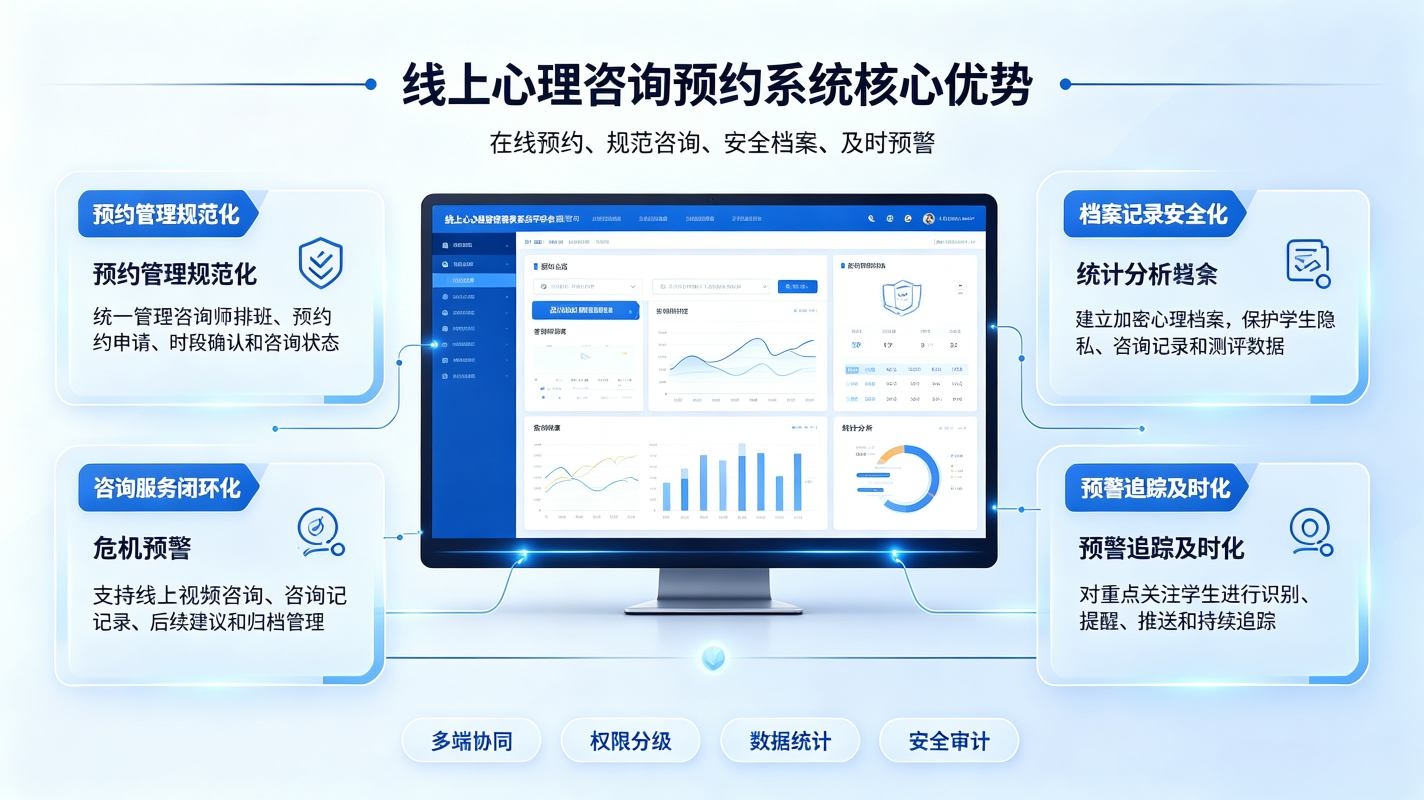线上心理咨询预约系统：师生心理测评预约管理平台(图3)