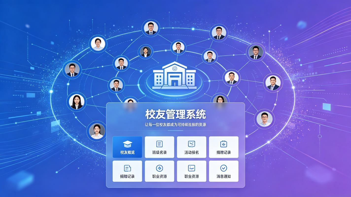 校友管理系统解决方案：校友服务闭环平台