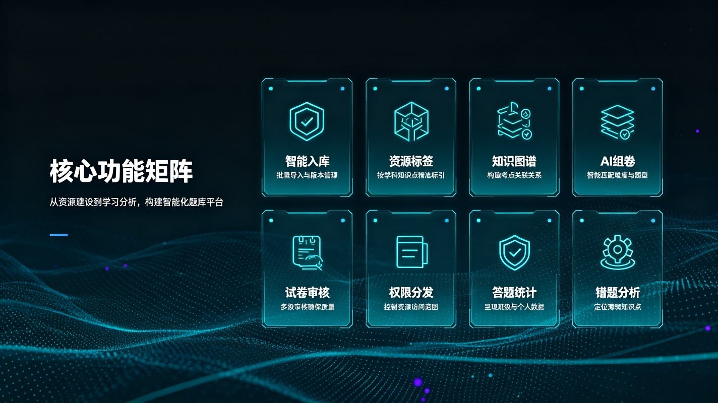 题库资源库系统：院校教学考核与线上出题阅卷(图2)