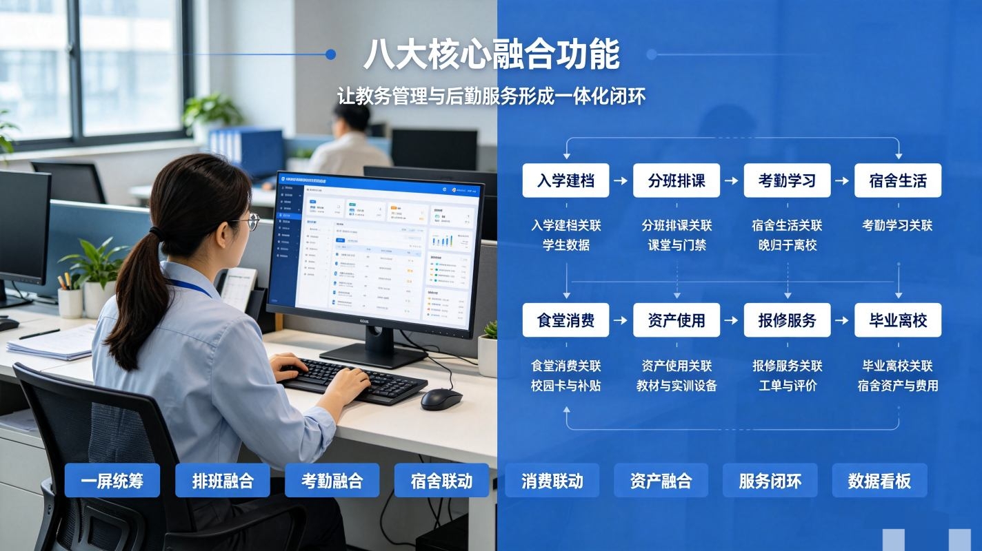 智慧校园数据中台建设服务商：后勤一体化协同数字化解决方案(图3)