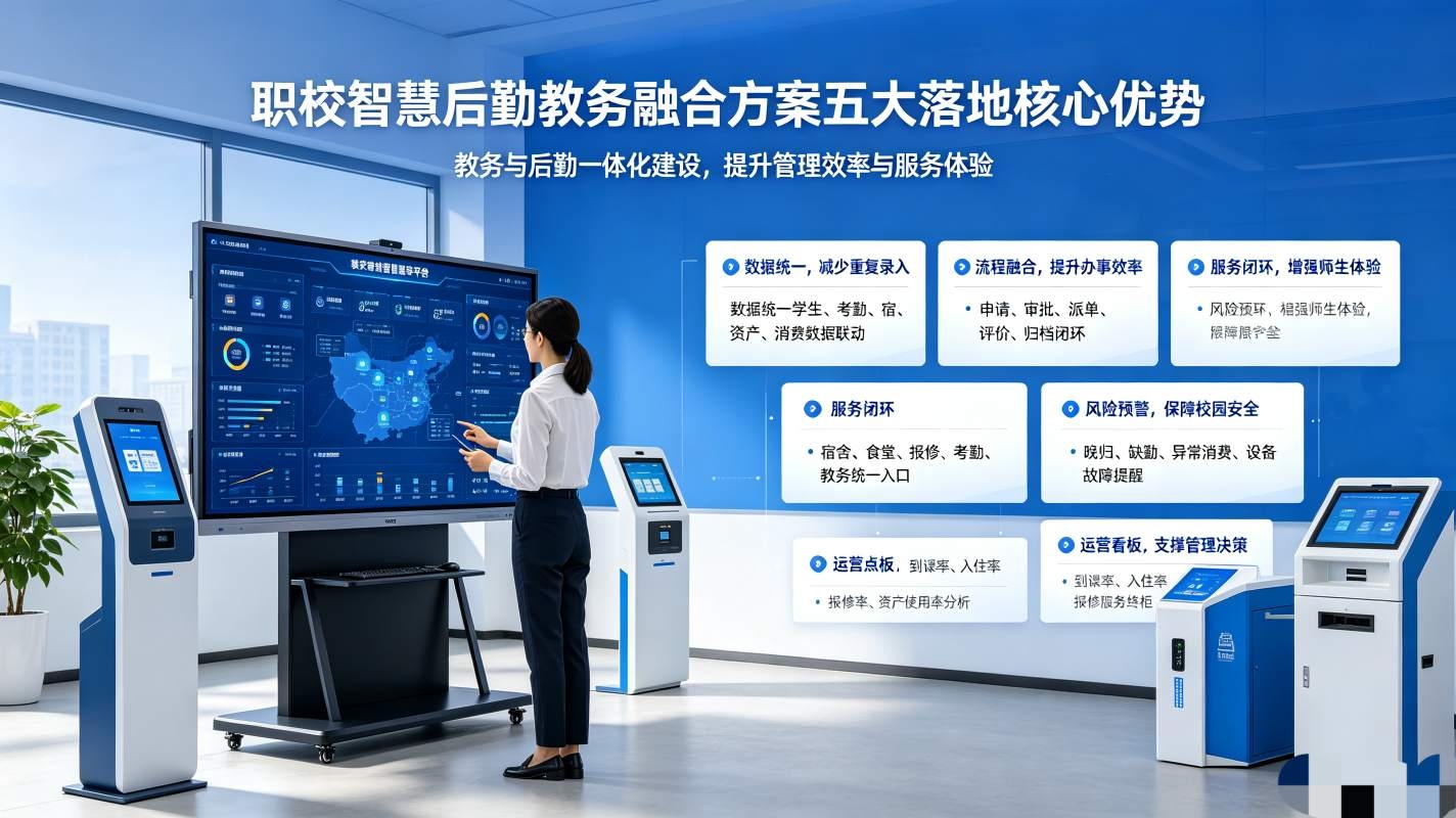 智慧校园数据中台建设服务商：后勤一体化协同数字化解决方案(图4)