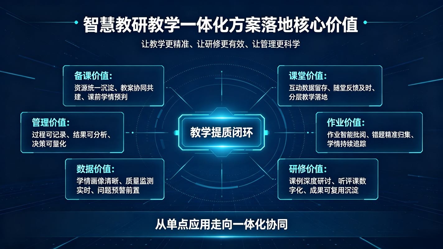 智慧教研教学一体化方案:研训教融合数字化解决方案(图4) 智慧教研教学一体化方案:研训教融合数字化解决方案(图4)