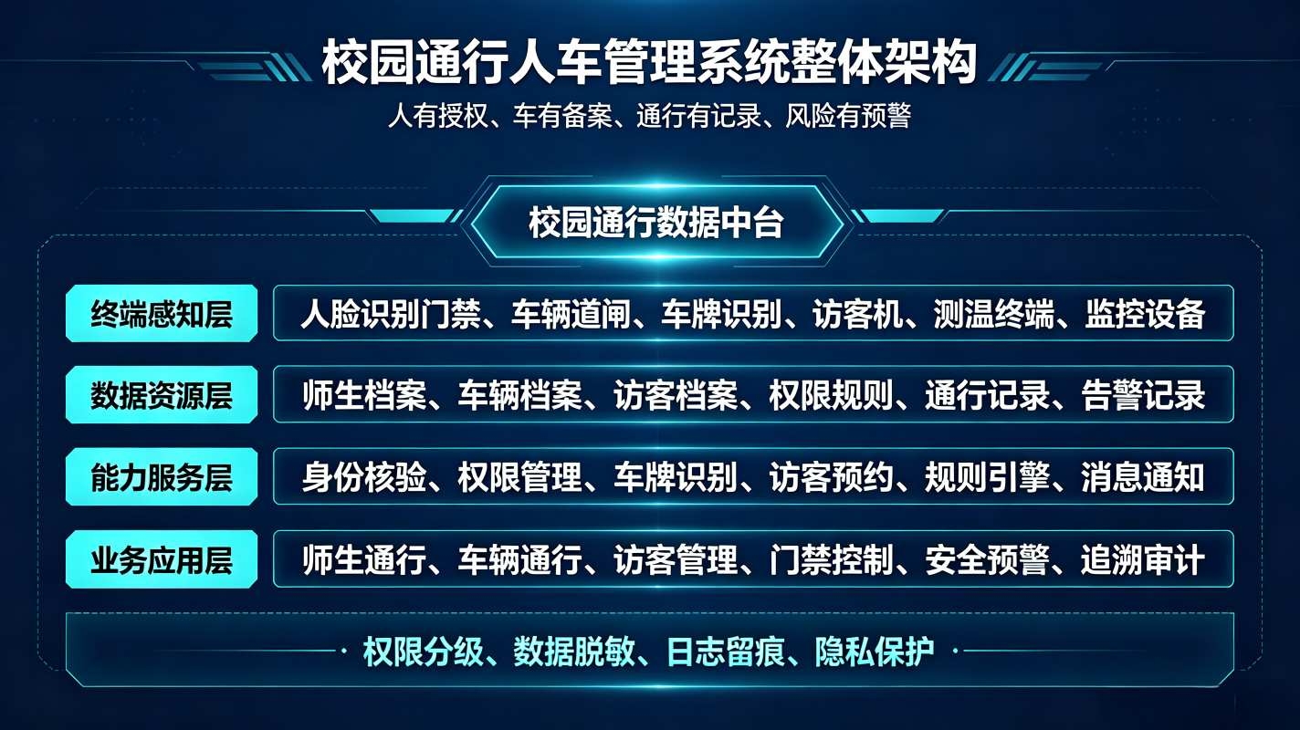 校园通行人车管理系统：违停超速监管、校园交通秩序治理平台(图2)
