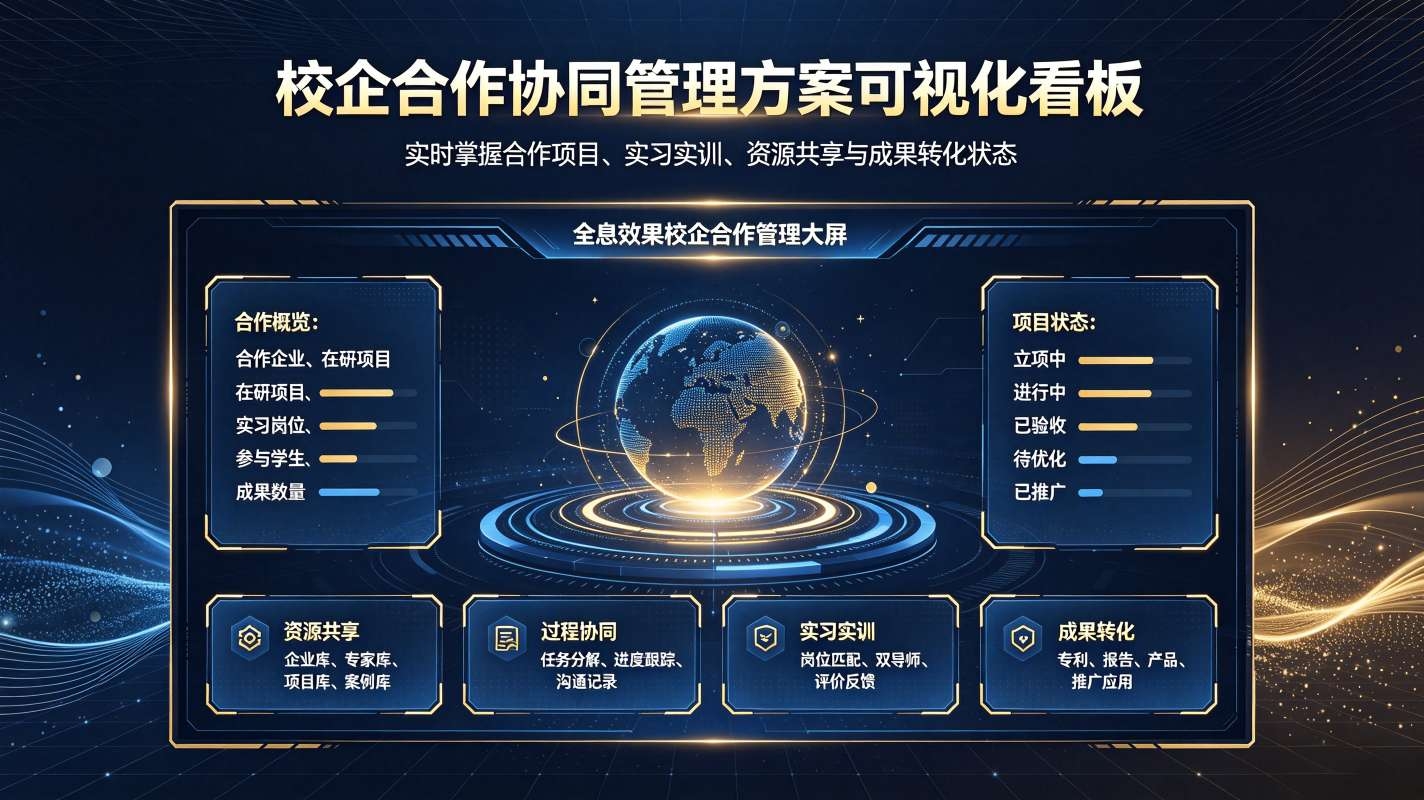 校企合作协同管理方案:项目协同全流程数字化解决方案(图3) 校企合作协同管理方案:项目协同全流程数字化解决方案(图3)
