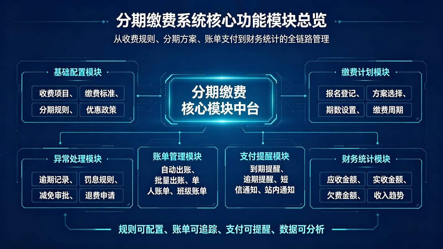 分期缴费系统：分段自动对账、财务合规风控平台(图2)