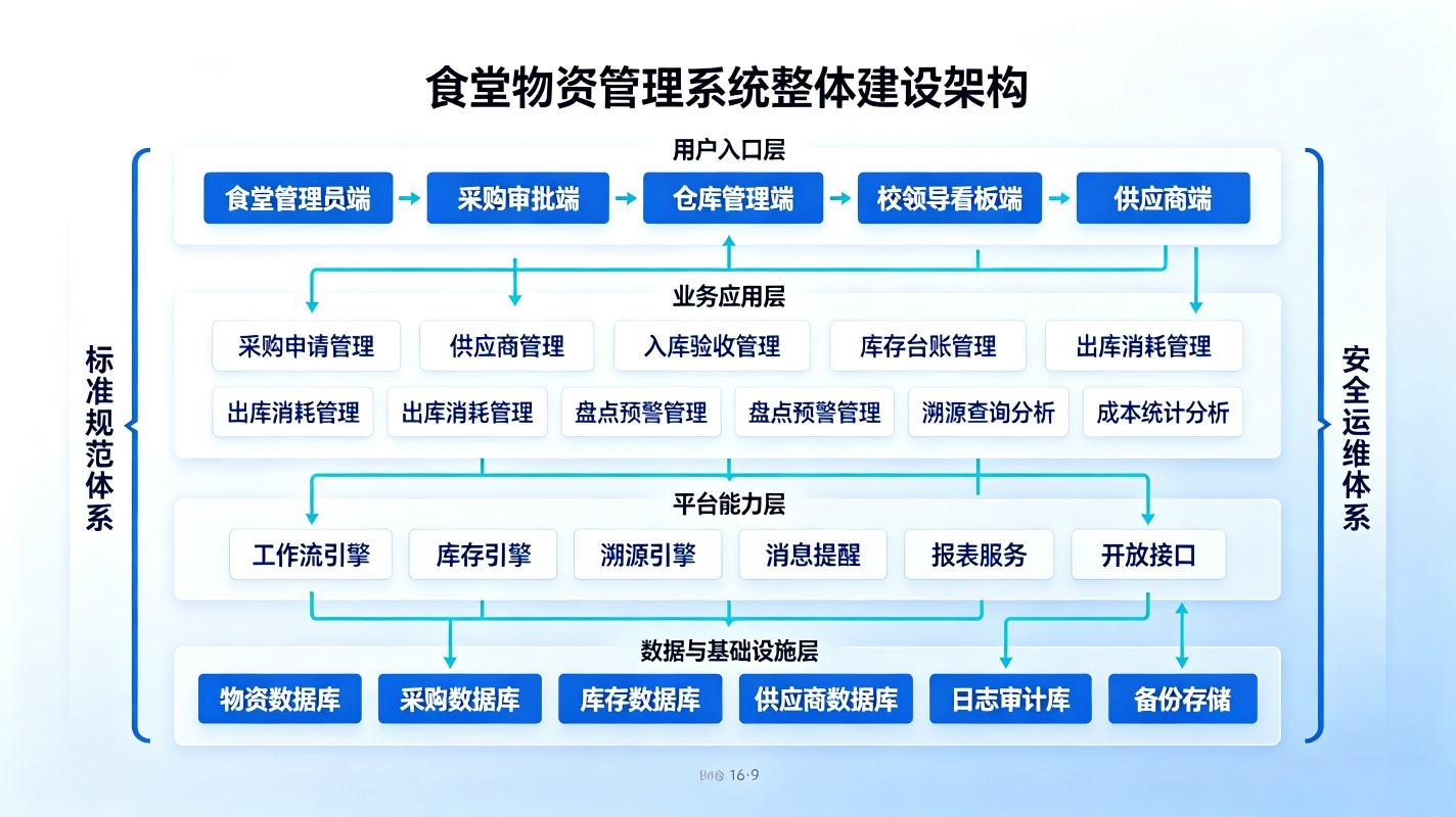 食堂物资管理系统:校园食堂精细化运营一体化解决方案(图3) 食堂物资管理系统:校园食堂精细化运营一体化解决方案(图3)