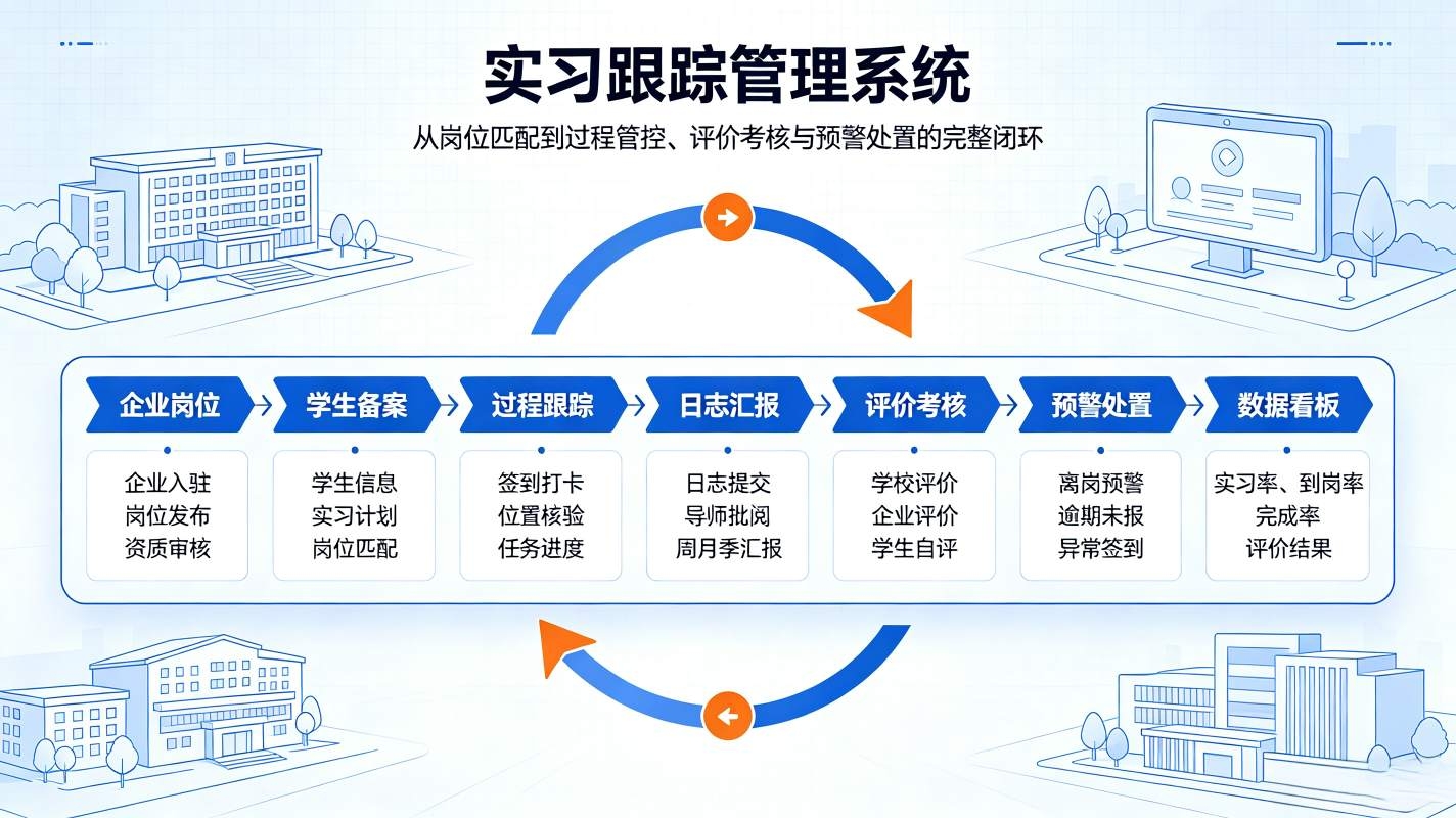 实习跟踪管理系统:学分考核,合规台账数字化解决方案(图1) 实习跟踪管理系统:学分考核,合规台账数字化解决方案(图1)