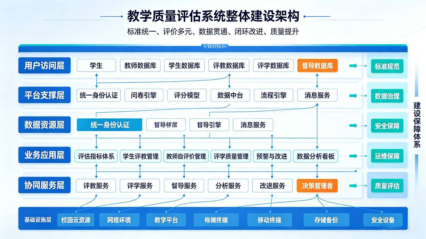 教学质量评估系统解决方案:后勤数字化管控一体化方案(图2) 教学质量评估系统解决方案:后勤数字化管控一体化方案(图2)