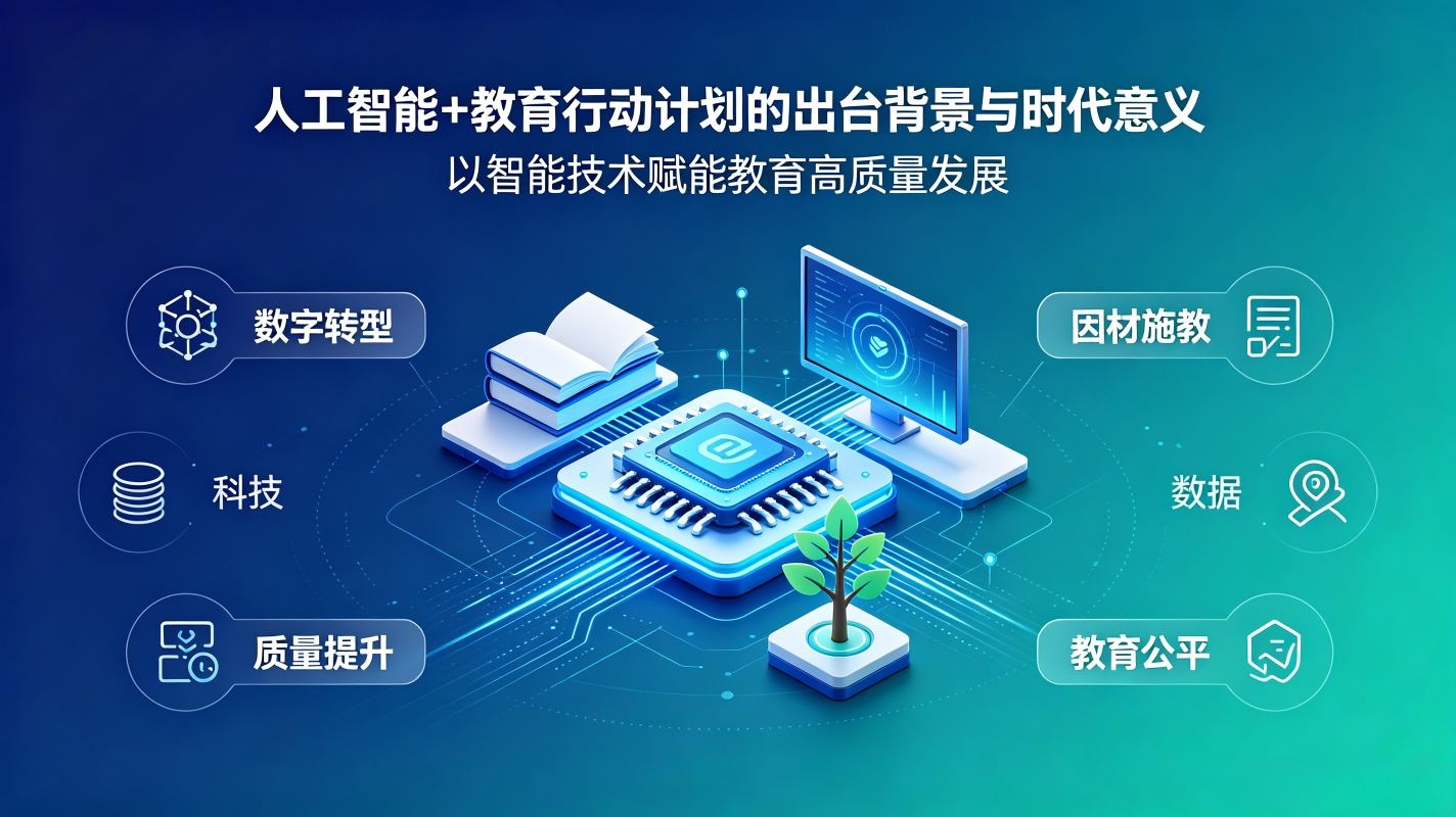 人工智能教育行动计划：赋能智慧教育，重塑未来育人新生态