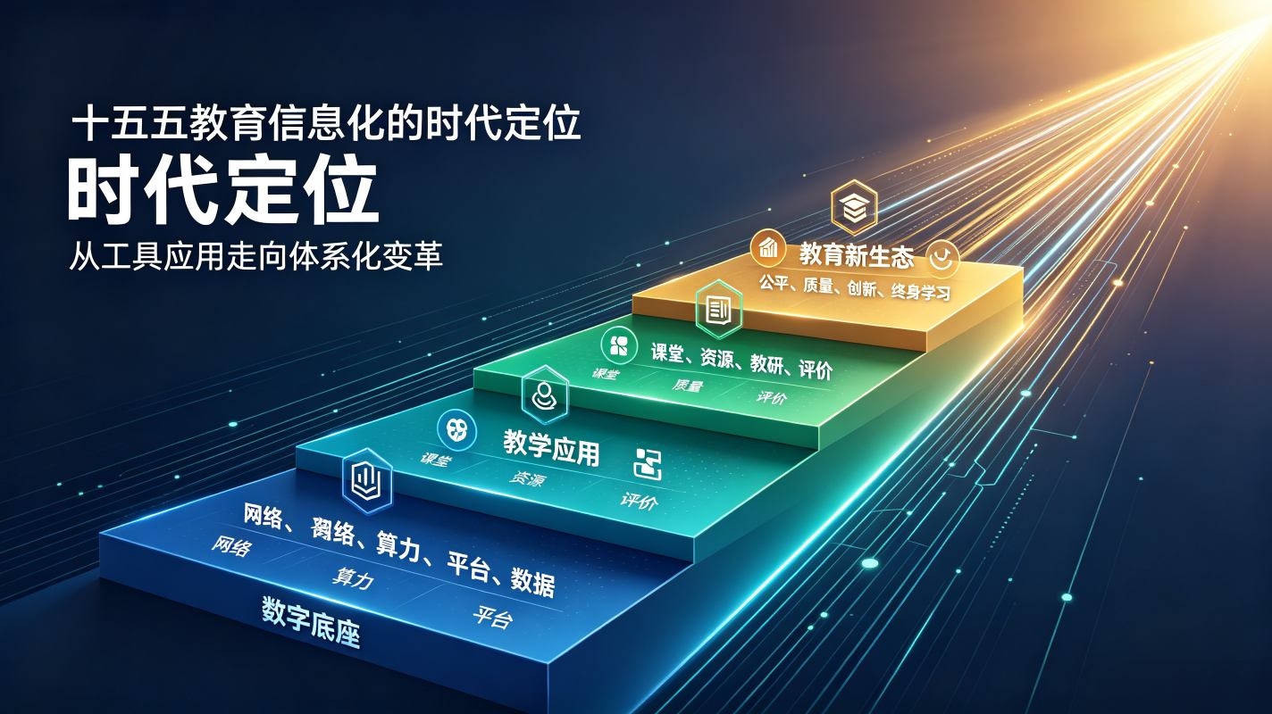 十五五教育信息化：数智赋能转型，开启教育高质量发展新周期(图1)