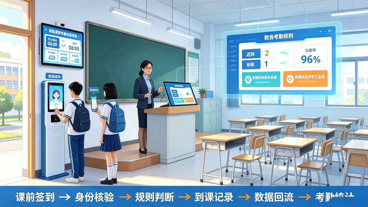 电子班牌教务对接系统:校园教务一体化解决方案(图3) 电子班牌教务对接系统:校园教务一体化解决方案(图3)
