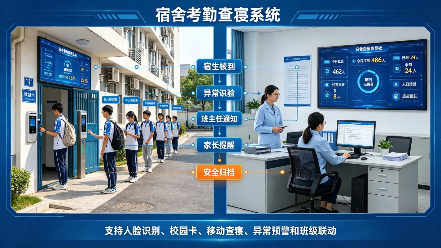宿舍考勤查寝系统：宿舍安全精细化管理解决方案