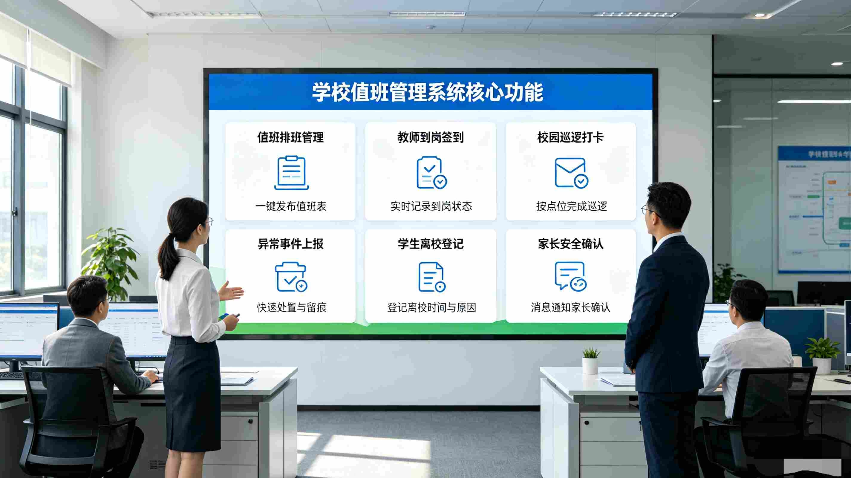 值班管理系统是:解决校园值班排班与值守难题(图3) 值班管理系统:解决校园值班排班与值守难题(图3)