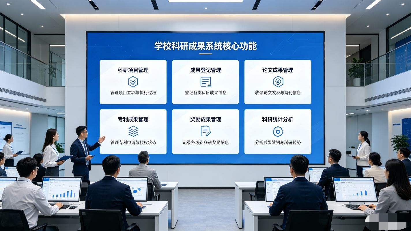 学校科研成果系统：高校论文专利著作获奖成果数字化管理平台(图3)