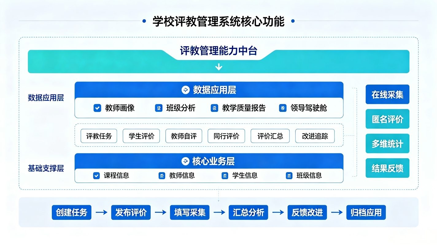 学校评教管理系统：师生问卷调查，自定义题库与数据报表数字化平台(图3)