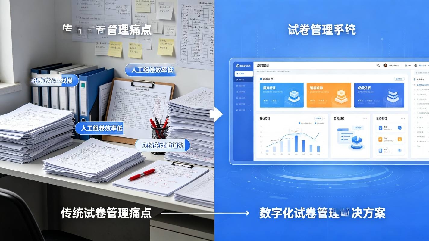 试卷管理系统:校园课程试卷资料归档与多维查询管理平台(图2) 试卷管理系统:校园课程试卷资料归档与多维查询管理平台(图2)