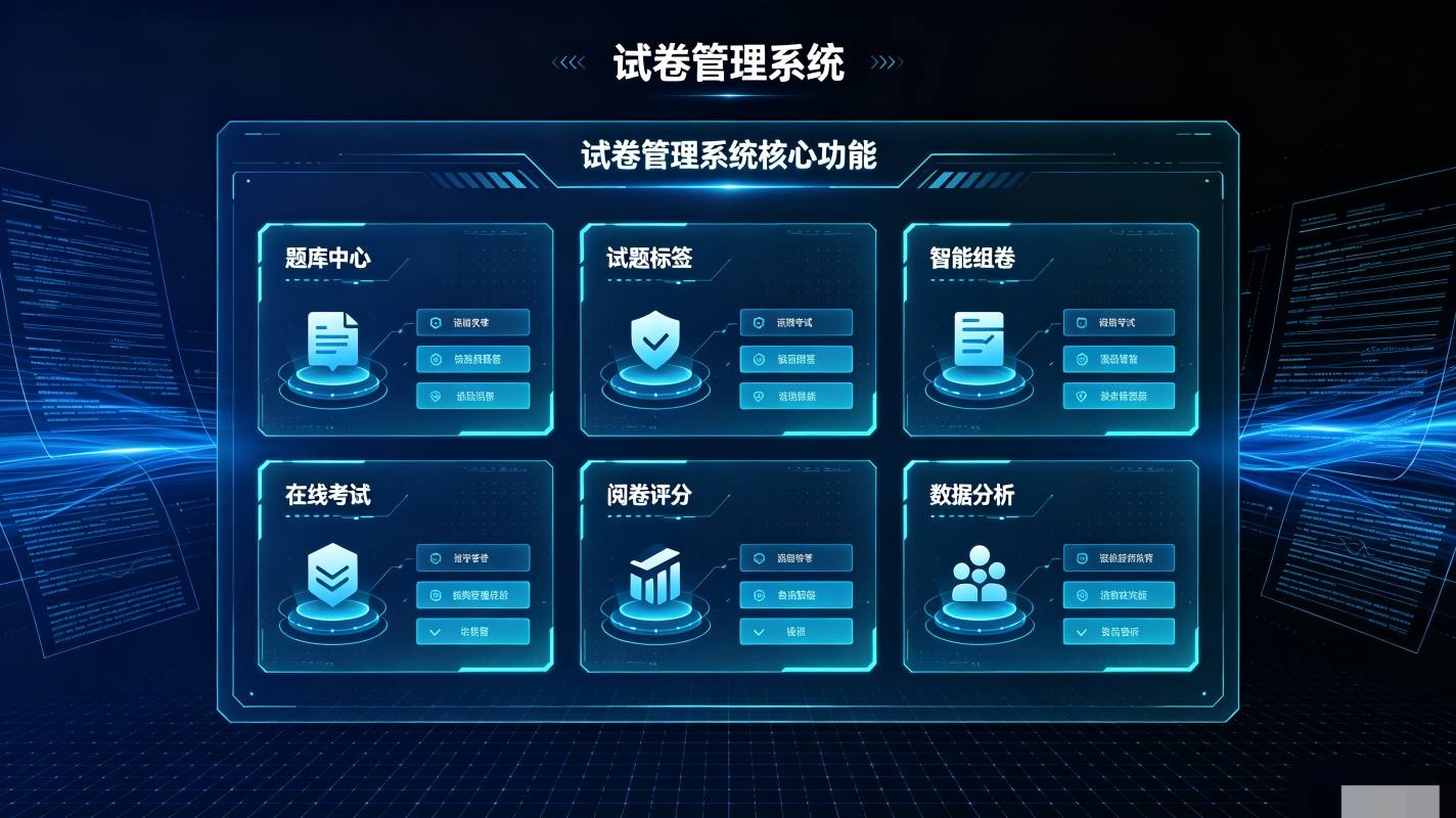 试卷管理系统:校园课程试卷资料归档与多维查询管理平台(图3) 试卷管理系统:校园课程试卷资料归档与多维查询管理平台(图3)
