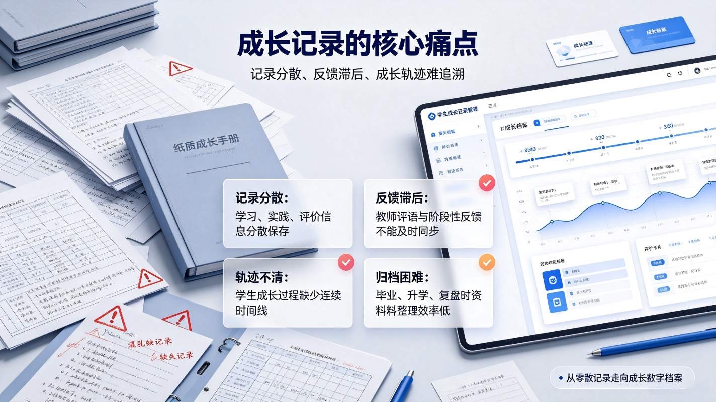 成长记录系统：学生综合素质成长档案数字化管理解决方案(图2)
