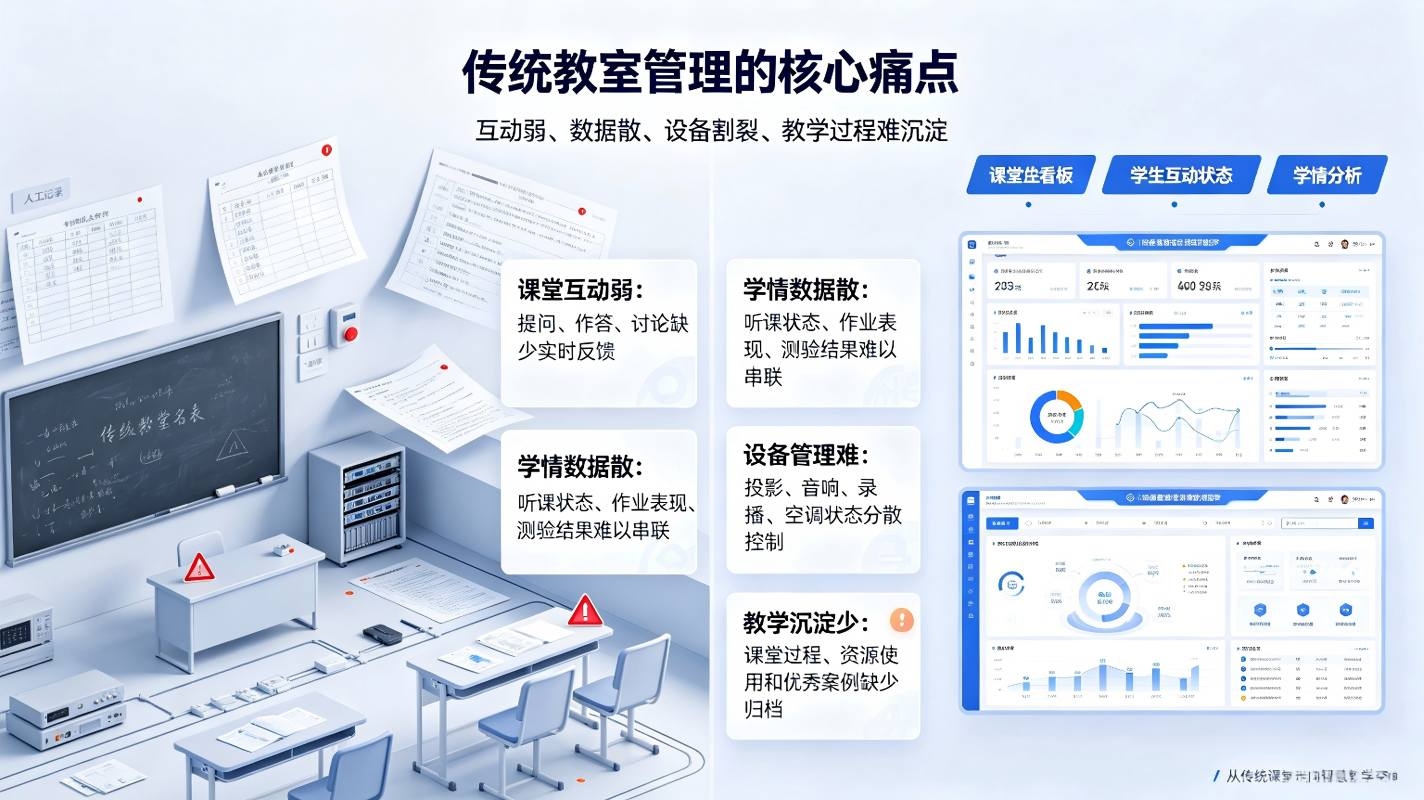 智慧教室解决方案:校园数字化互动教学与智能空间建设方案(图2) 智慧教室解决方案:校园数字化互动教学与智能空间建设方案(图2)