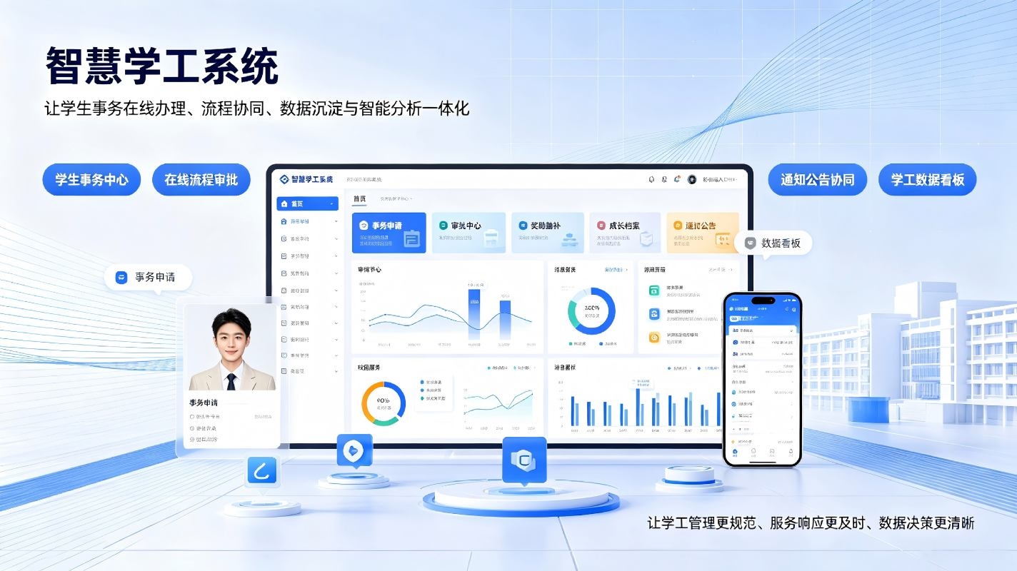 智慧学工系统：学生工作全流程数字化协同管理解决方案(图1)