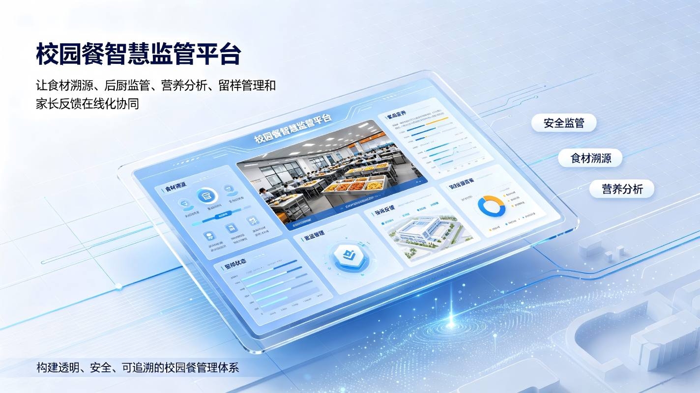 校园餐智慧监管平台：全流程数字化监管解决方案