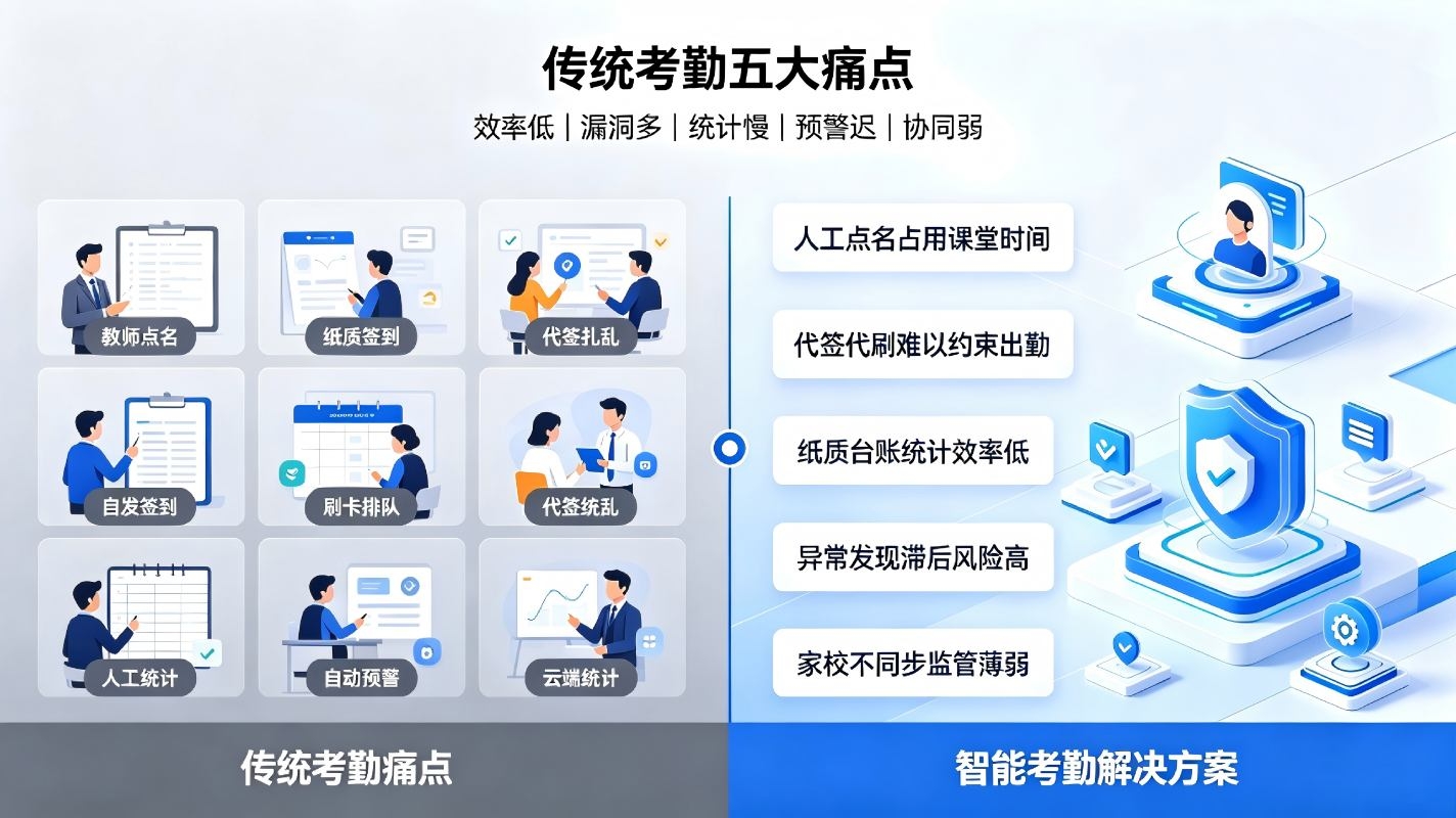 学生考勤管理系统:智能无感考勤,助力校园学风精细化管控(图2) 学生考勤管理系统:无感考勤,助力校园学风精细化管控(图2)