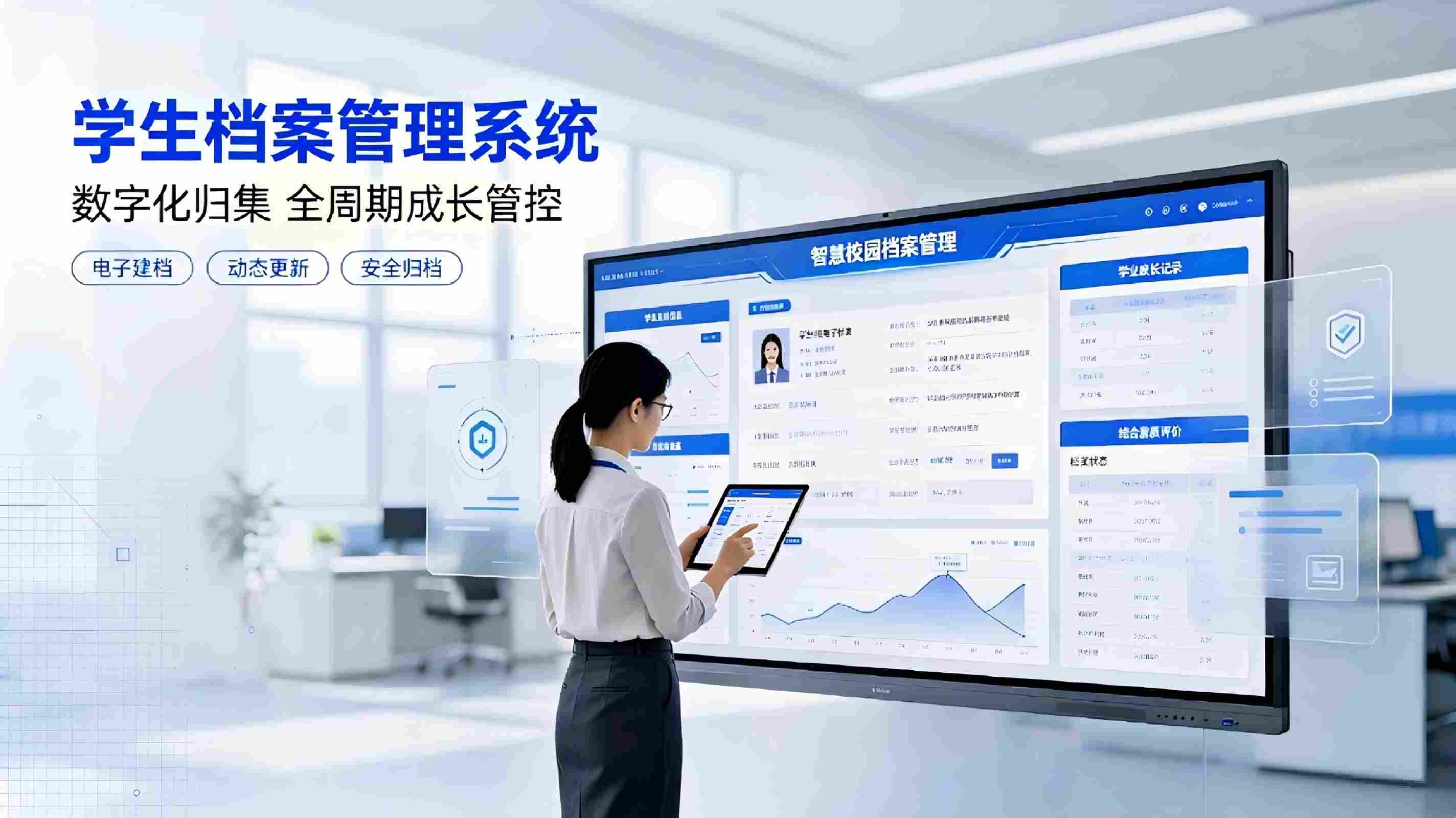 学生成长档案管理系统：档案归集，实现学籍成长全周期管控(图1)