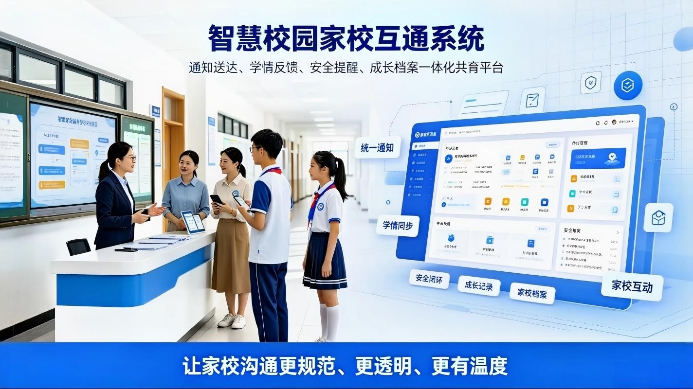 智慧校园家校互通系统：校园信息透明化数字化解决方案