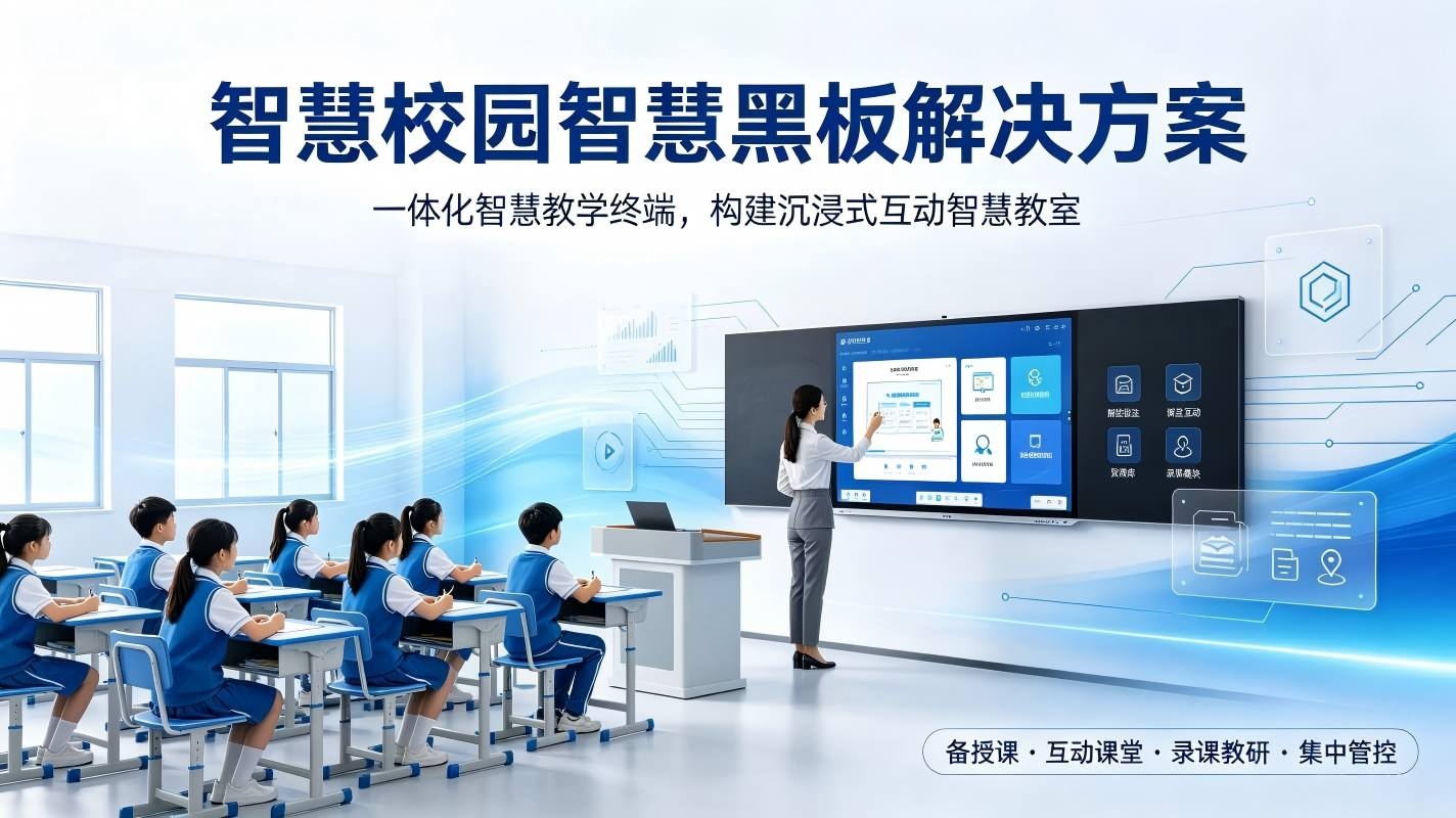 智慧校园智慧黑板解决方案:一体化智慧教学终端,构建沉浸式互动智慧教室(图1) 智慧校园智慧黑板解决方案:一体化智慧教学终端,构建沉浸式互动智慧教室(图1)
