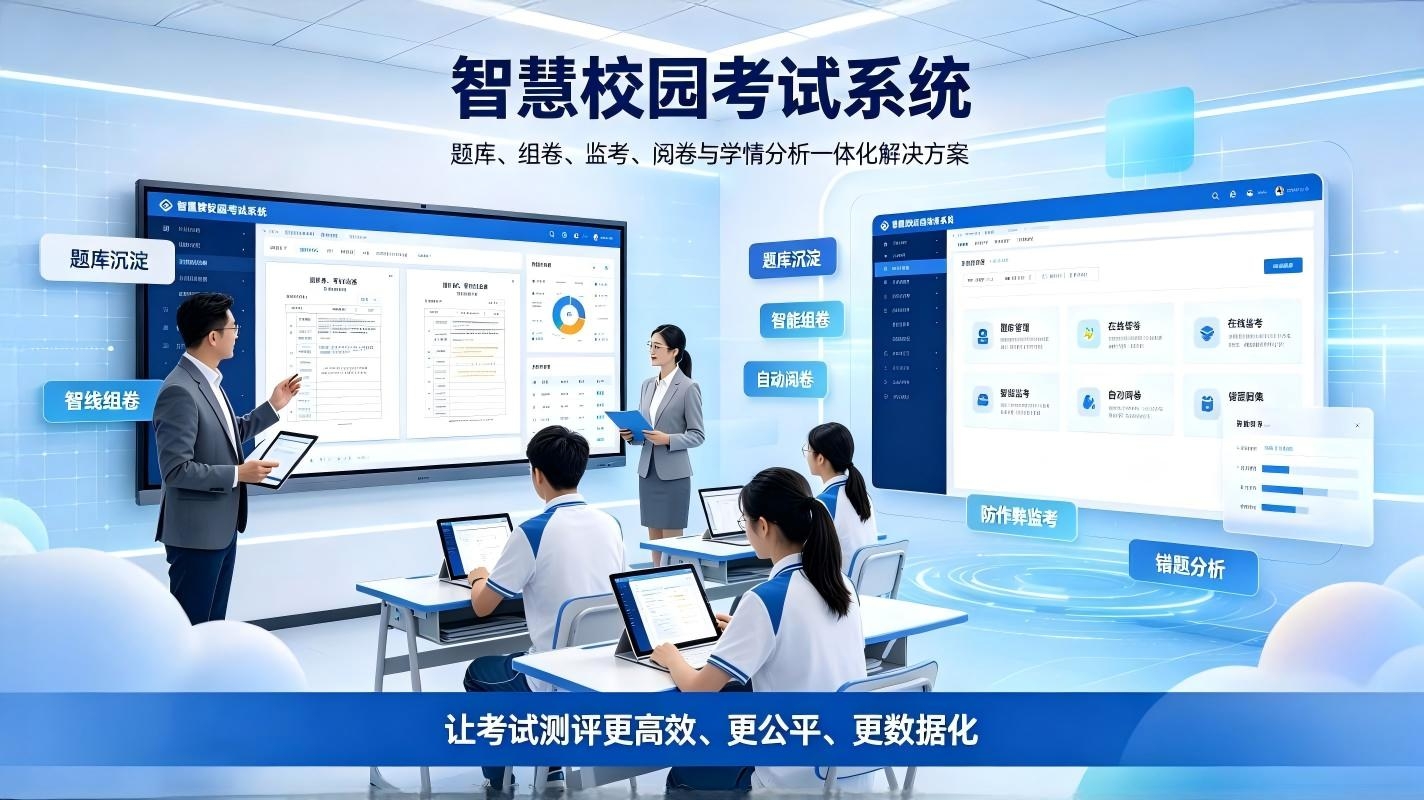 智慧校园考试系统：校园智能监考与教学提质解决方案(图1)