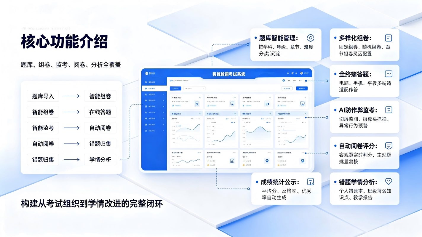 智慧校园考试系统：校园智能监考与教学提质解决方案(图3)