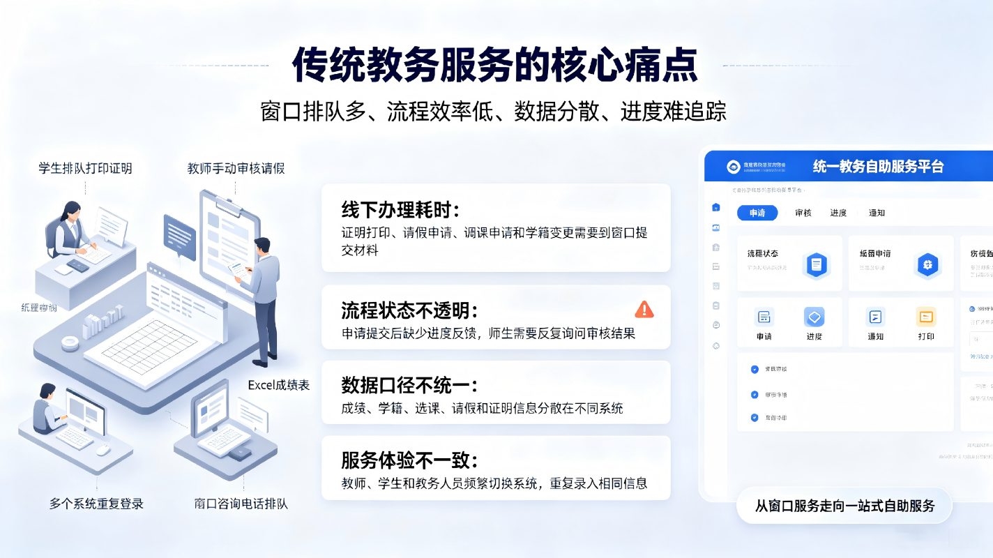 教务自助服务平台：校园教务事项一站式自助办理与智能服务解决方案(图2)
