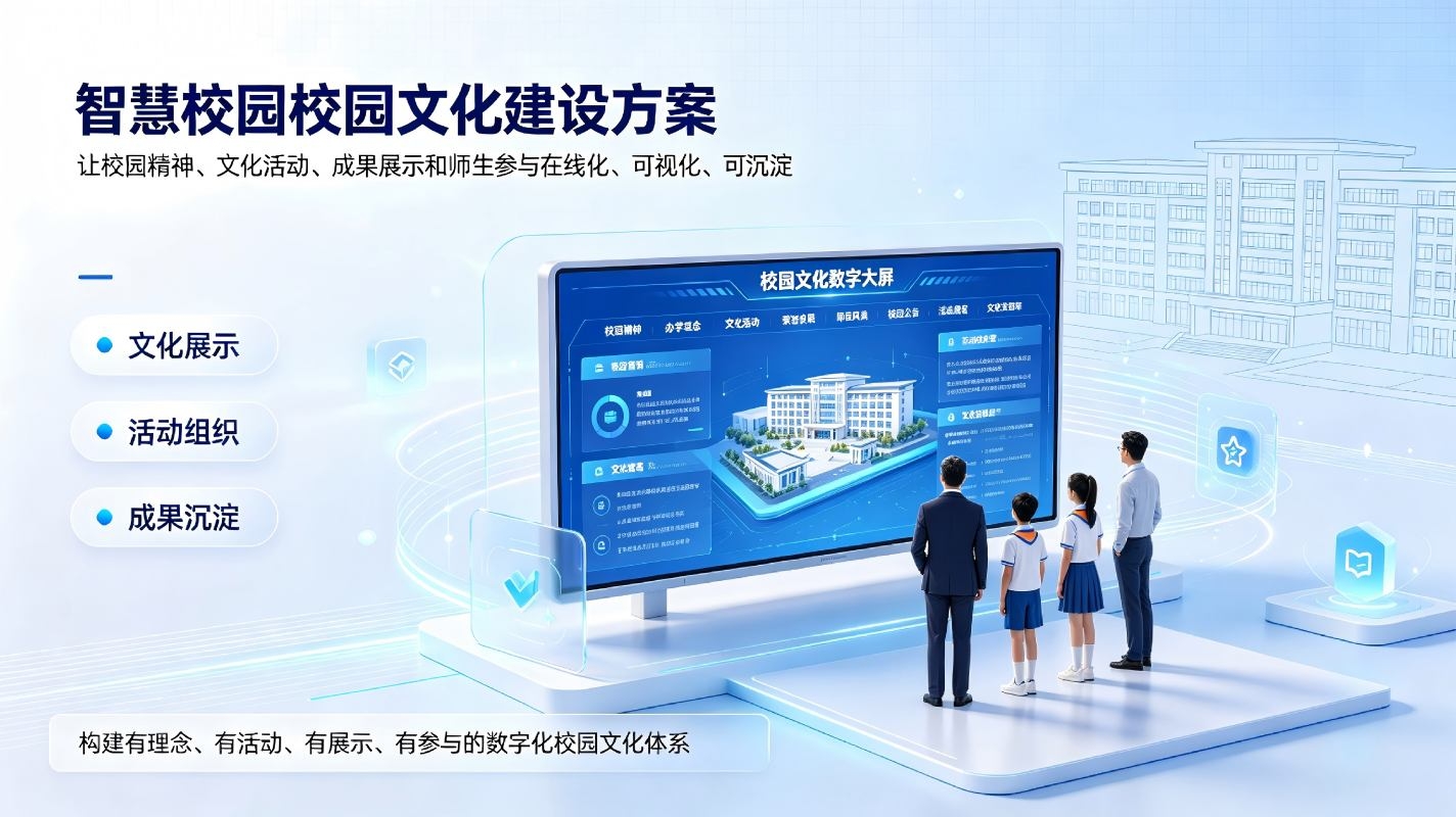 智慧校园校园文化建设方案:校园文化传承与创新整体解决方案(图1) 智慧校园校园文化建设方案:校园文化传承与创新整体解决方案(图1)